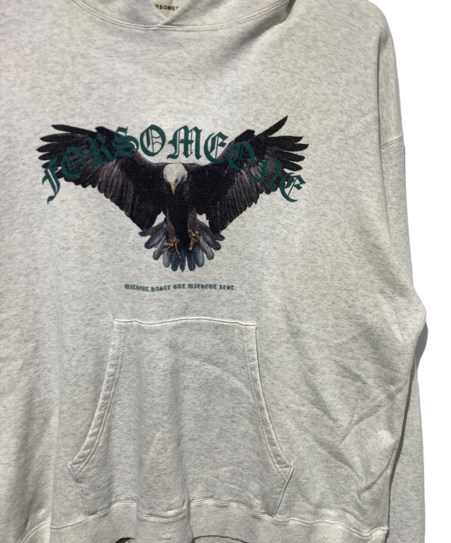 中古・古着通販】FORSOMEONE (フォーサムワン) EAGLE HOODIE グレー