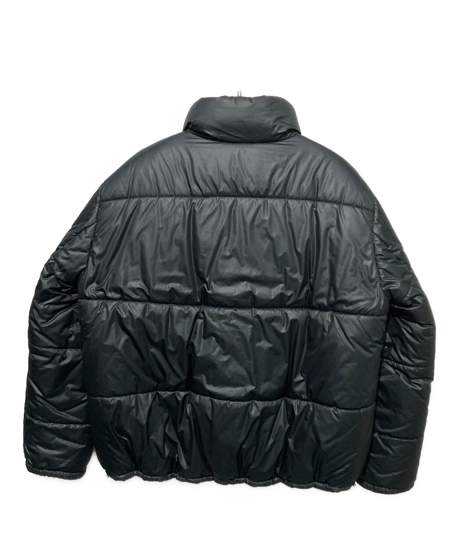 ディーゼルリバーシブルジャケット ブラック オレンジ 中古・古着通販】DIESEL (ディーゼル) リバーシブルダウンジャケット