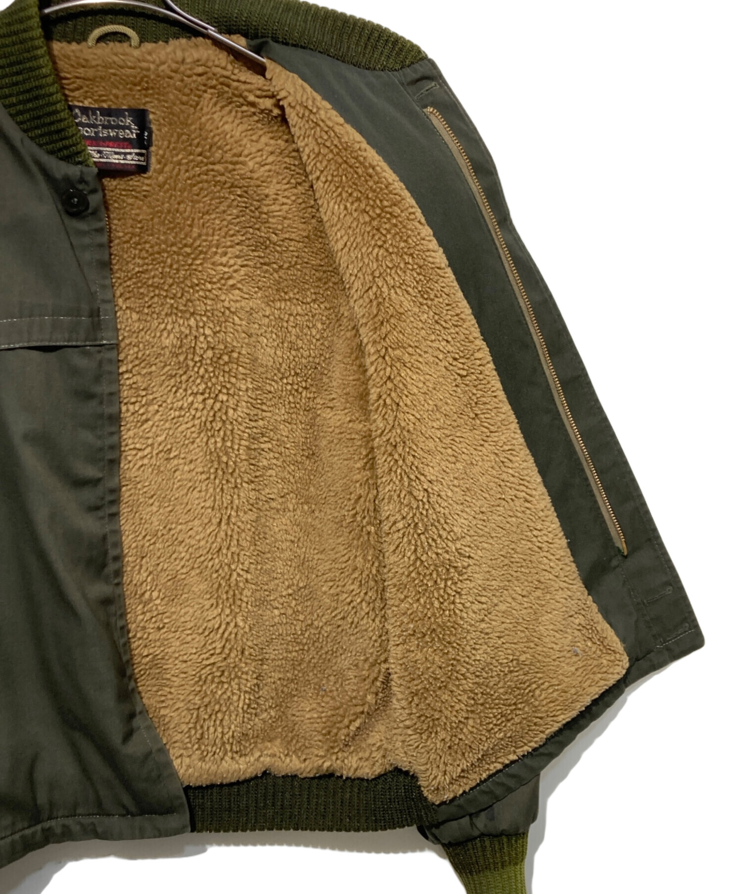 中古・古着通販】Sears (シアーズ) 裏ボアダービージャケット オリーブ