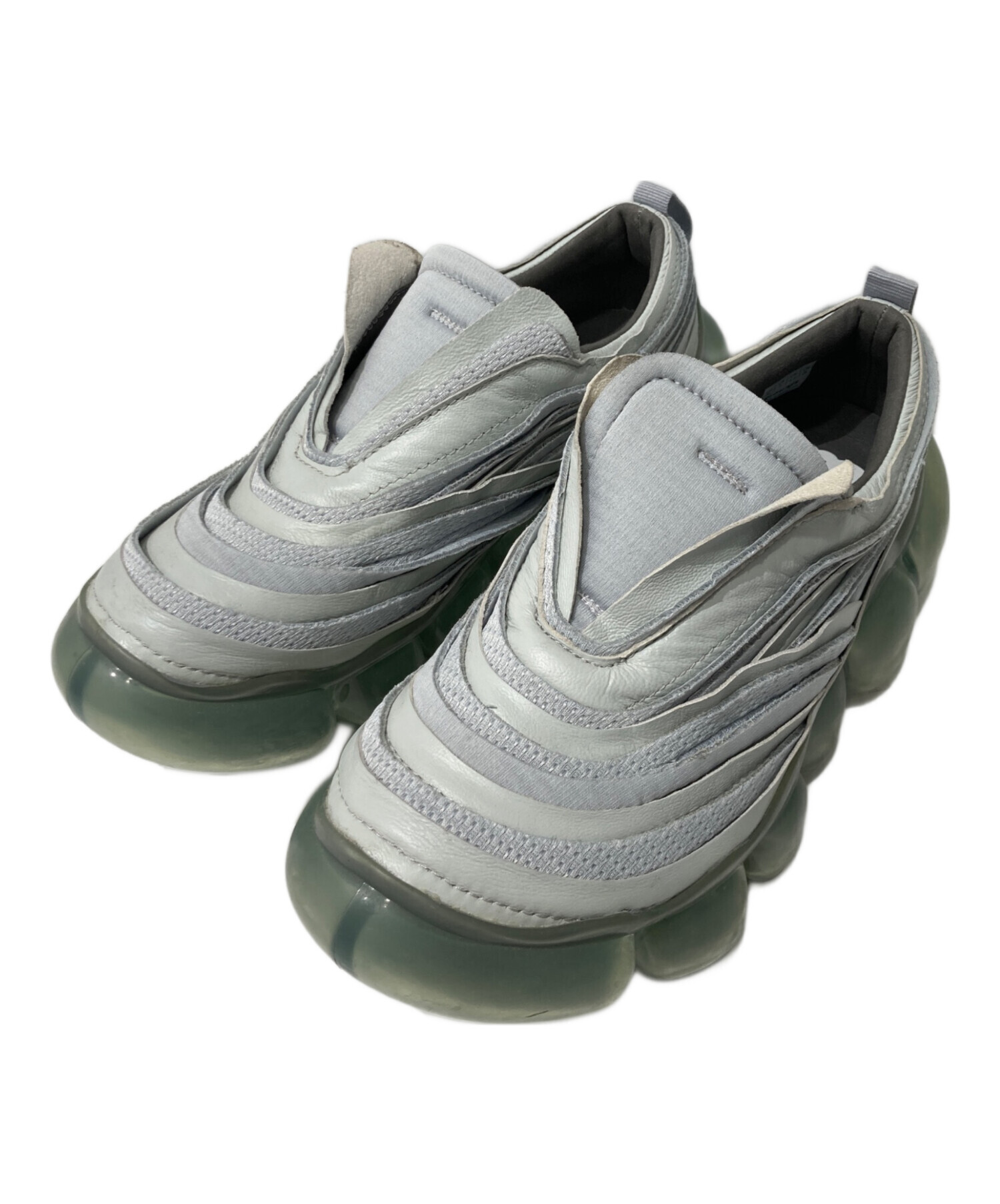靴 grounds JEWELRY STRATA GRAY 中古・古着通販】grounds (グラウンズ) JEWELRY STRATA グレー サイズ