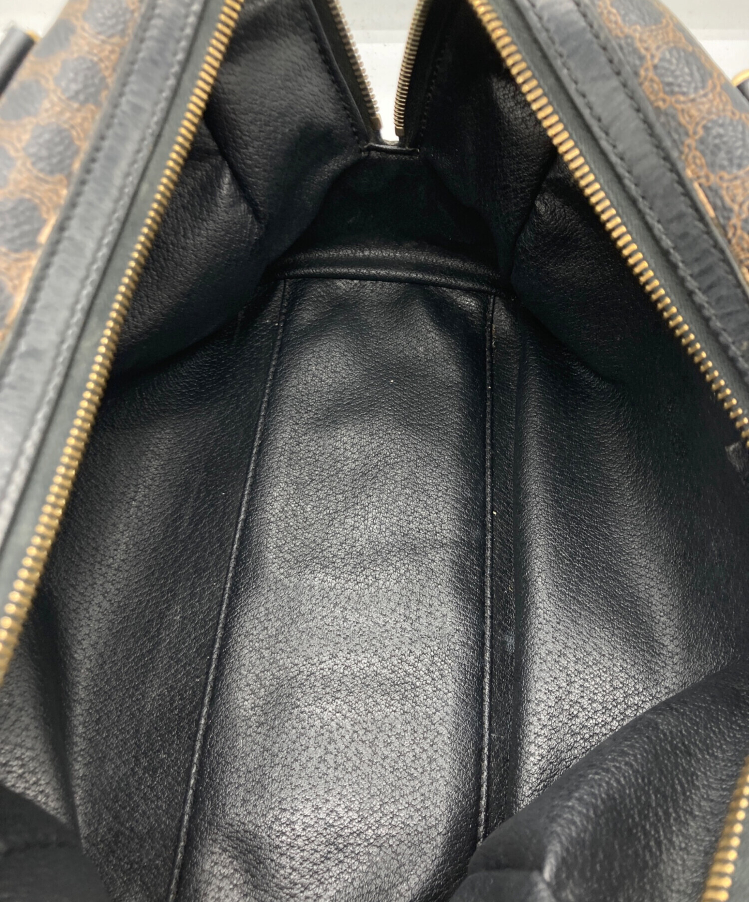 中古・古着通販】CELINE (セリーヌ) マカダム柄ミニボストンバッグ
