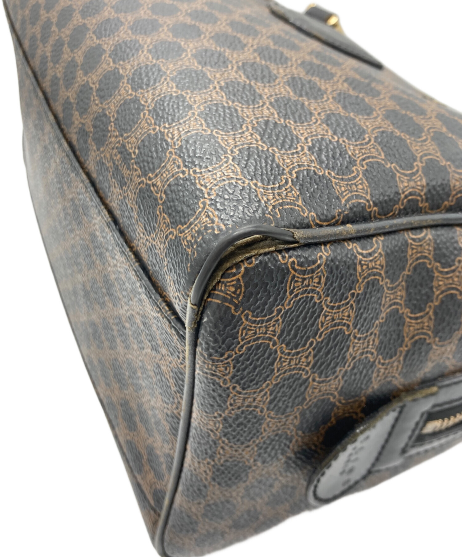 中古・古着通販】CELINE (セリーヌ) マカダム柄ミニボストンバッグ
