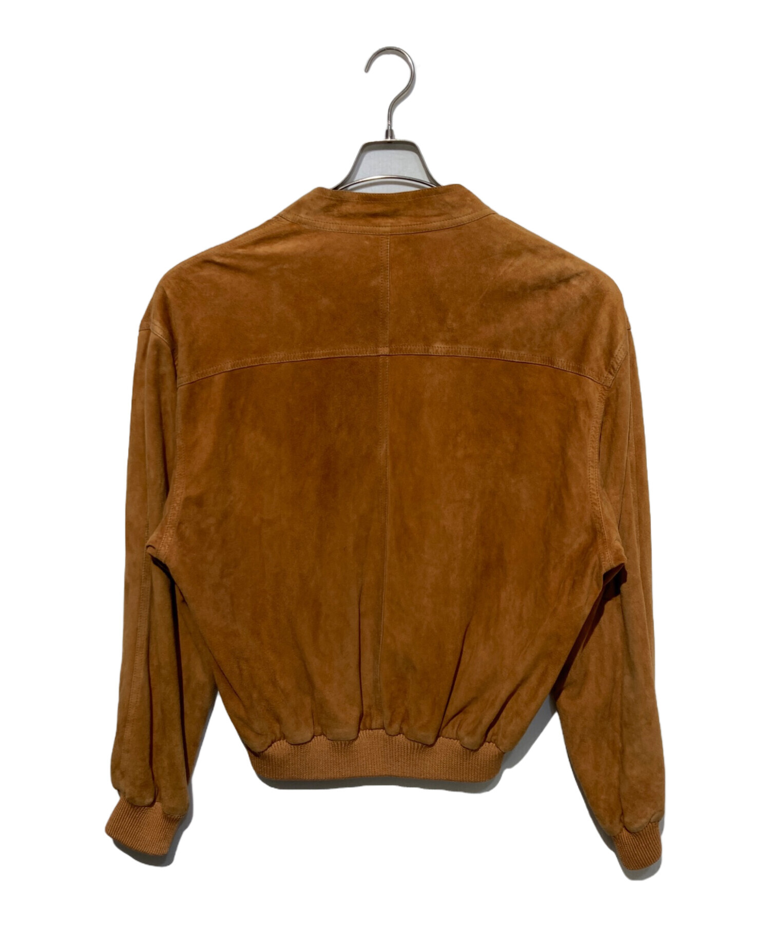 中古・古着通販】GUCCI (グッチ) スエードカーディガン ブラウン