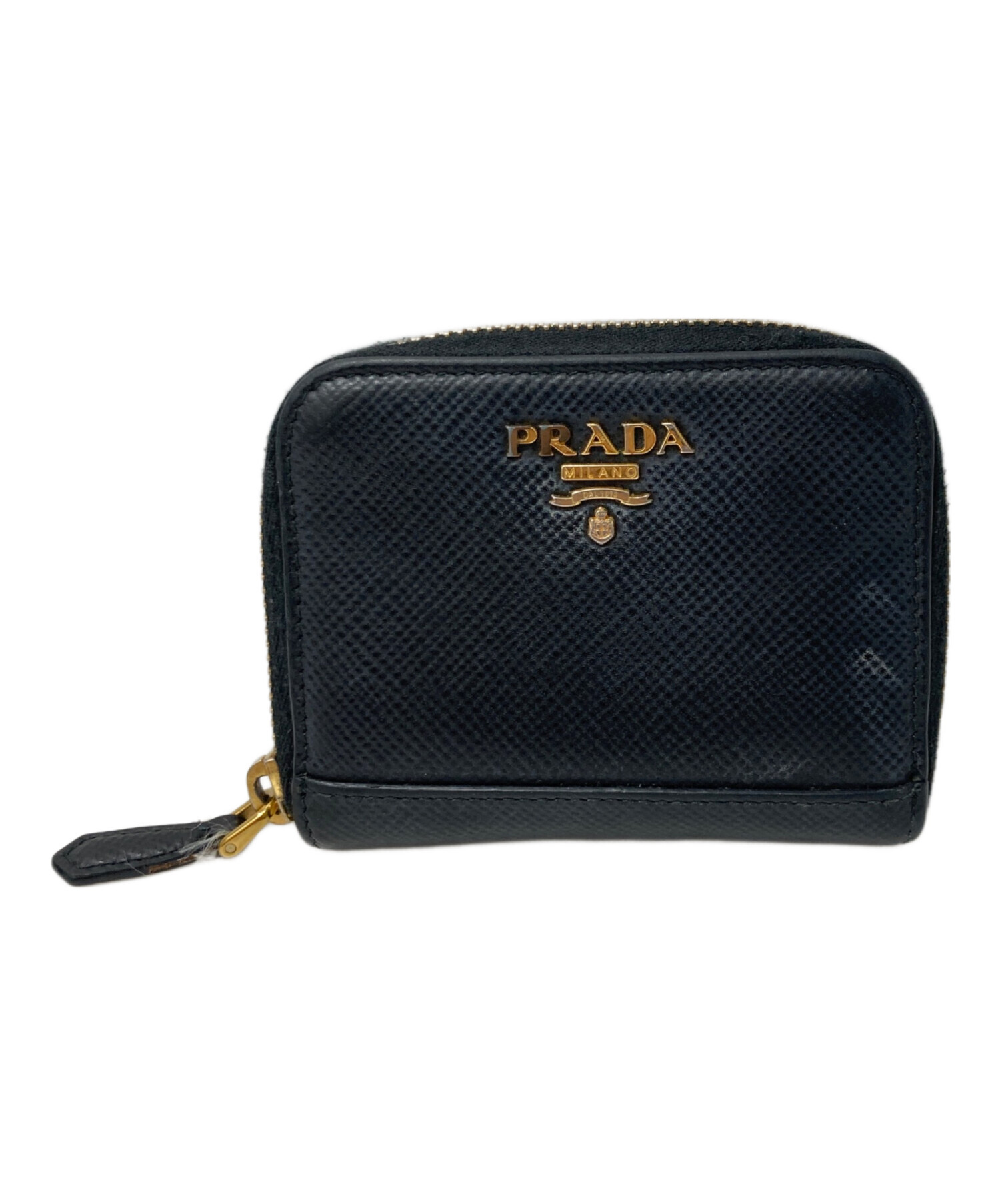 中古・古着通販】PRADA (プラダ) サフィアーノ ラウンドファスナー