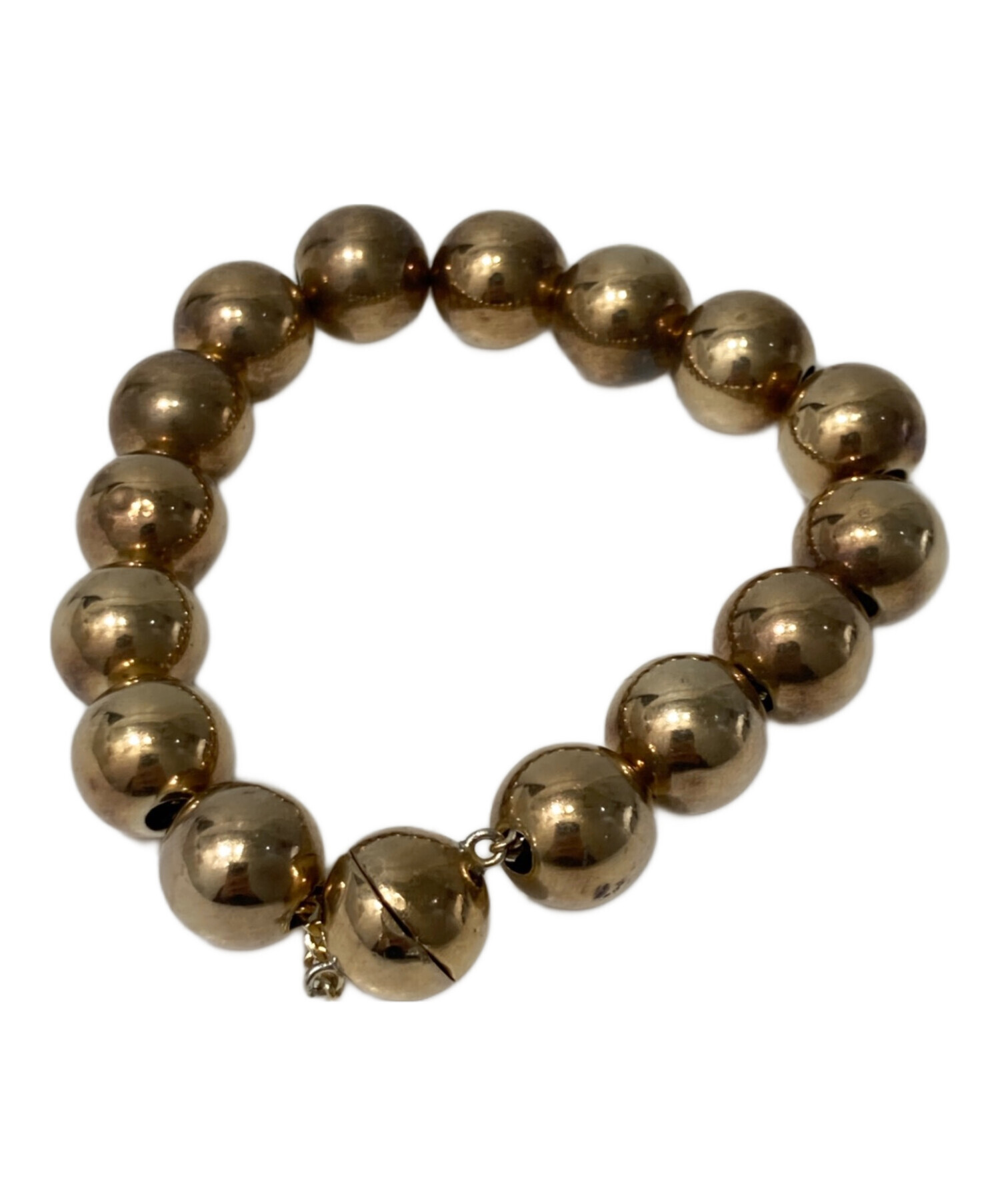 希少 ジルサンダー ポール チェーン ブレスレット ゴールド アーカイブ 中古・古着通販】JIL SANDER (ジルサンダー) マグネットボールチェーン