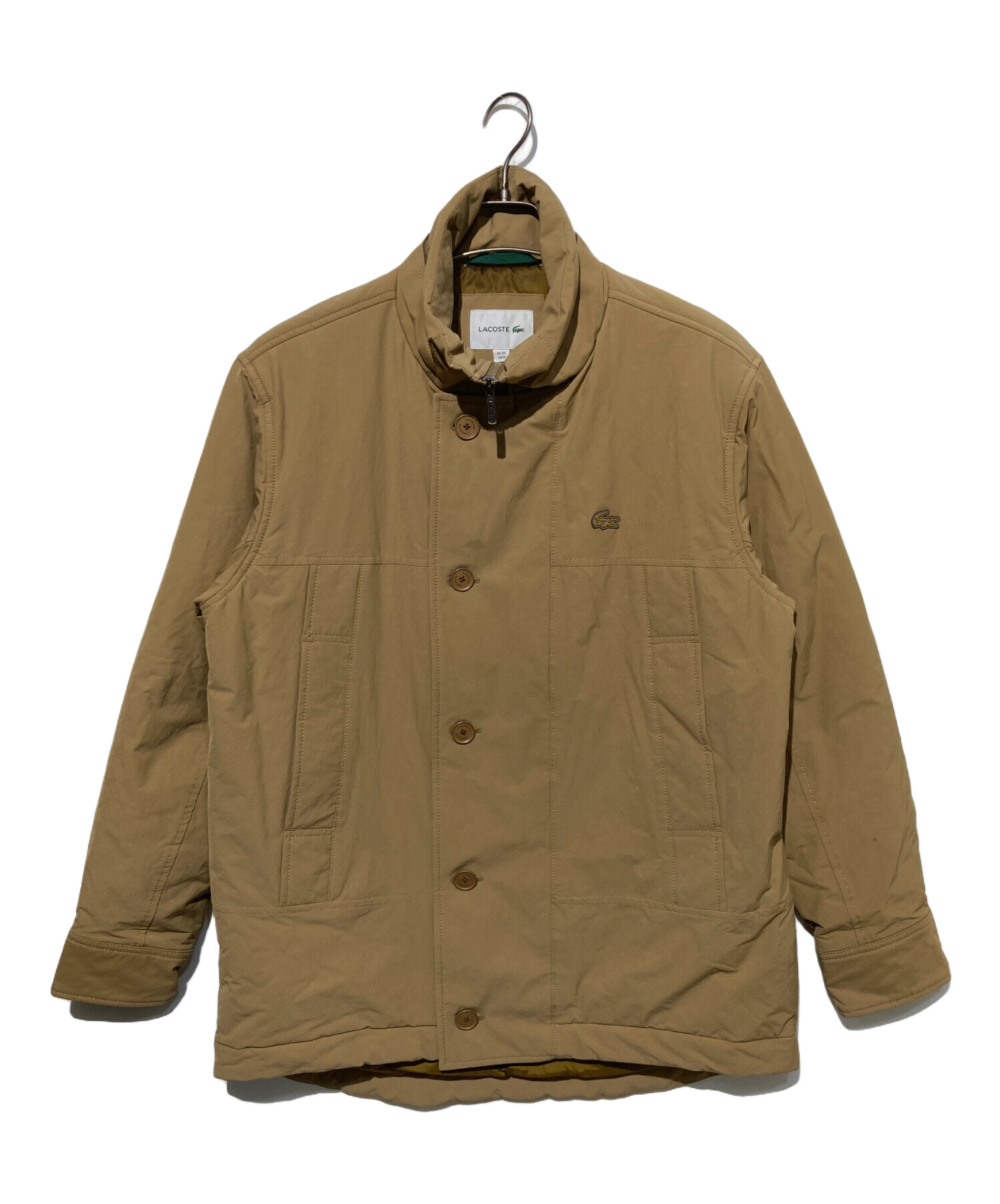 中古・古着通販】LACOSTE (ラコステ) ミリタリービッグコート ベージュ