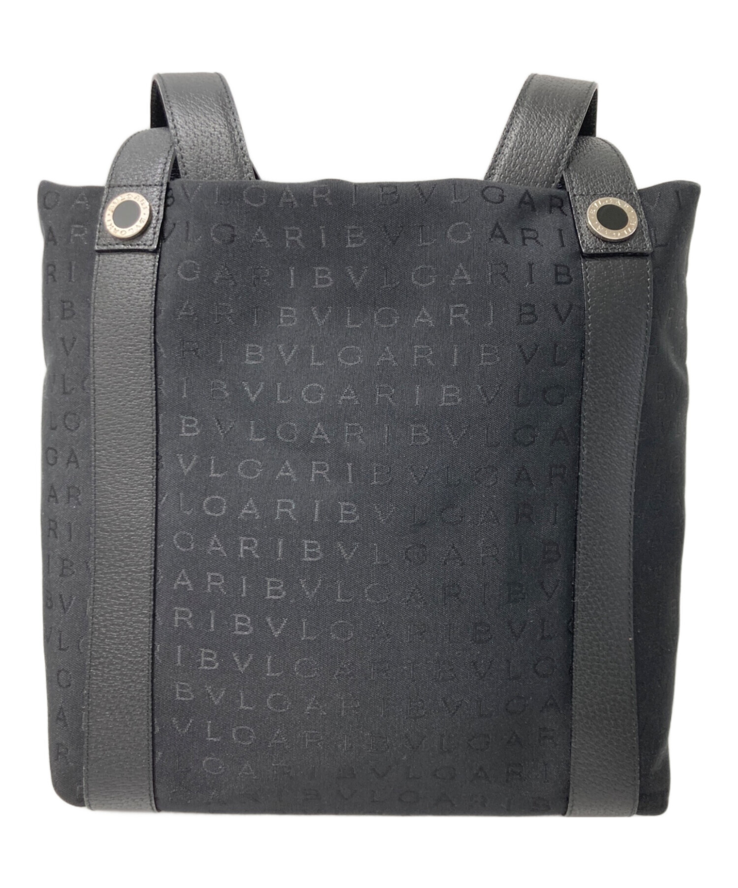 中古・古着通販】BVLGARI (ブルガリ) ロゴマニアトートバッグ ブラック