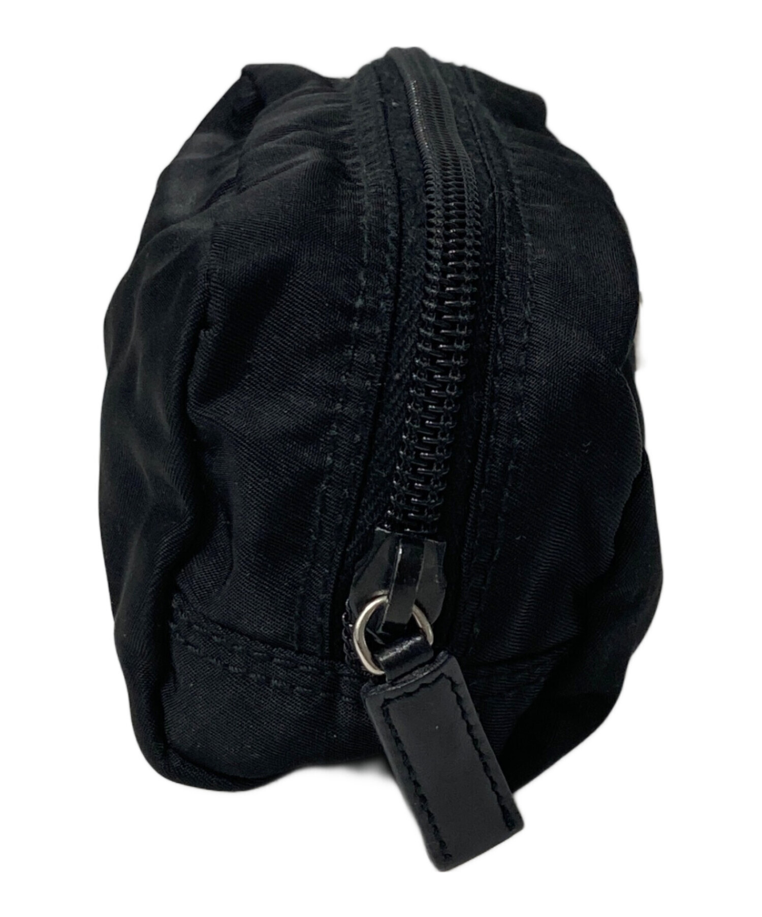 中古・古着通販】PRADA (プラダ) ナイロンポーチ ブラック｜ブランド