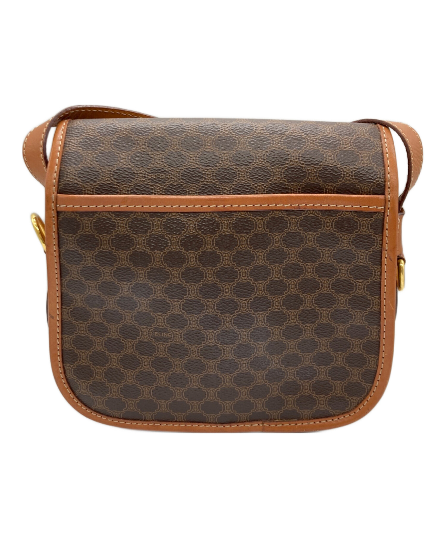 中古・古着通販】CELINE (セリーヌ) マカダム柄ショルダーバッグ