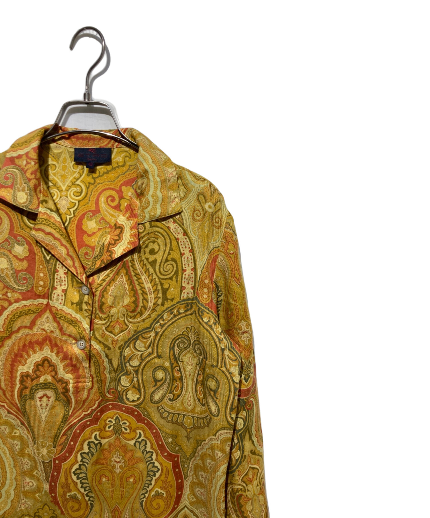 中古・古着通販】ETRO (エトロ) ペイズリー柄ワンピース イエロー