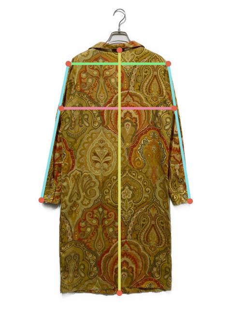 中古・古着通販】ETRO (エトロ) ペイズリー柄ワンピース イエロー