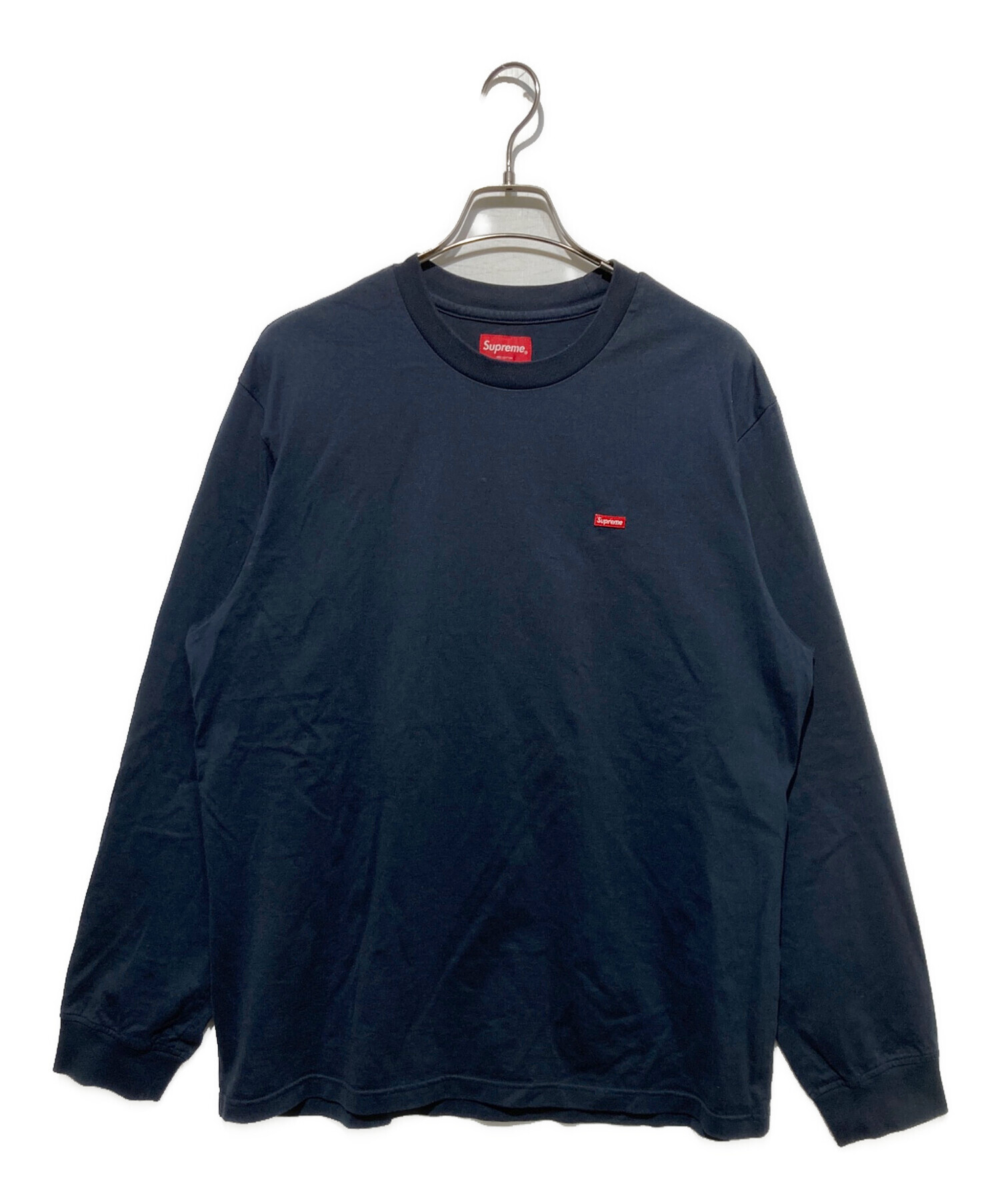 中古・古着通販】Supreme (シュプリーム) Small Box L/S Tee ネイビー 