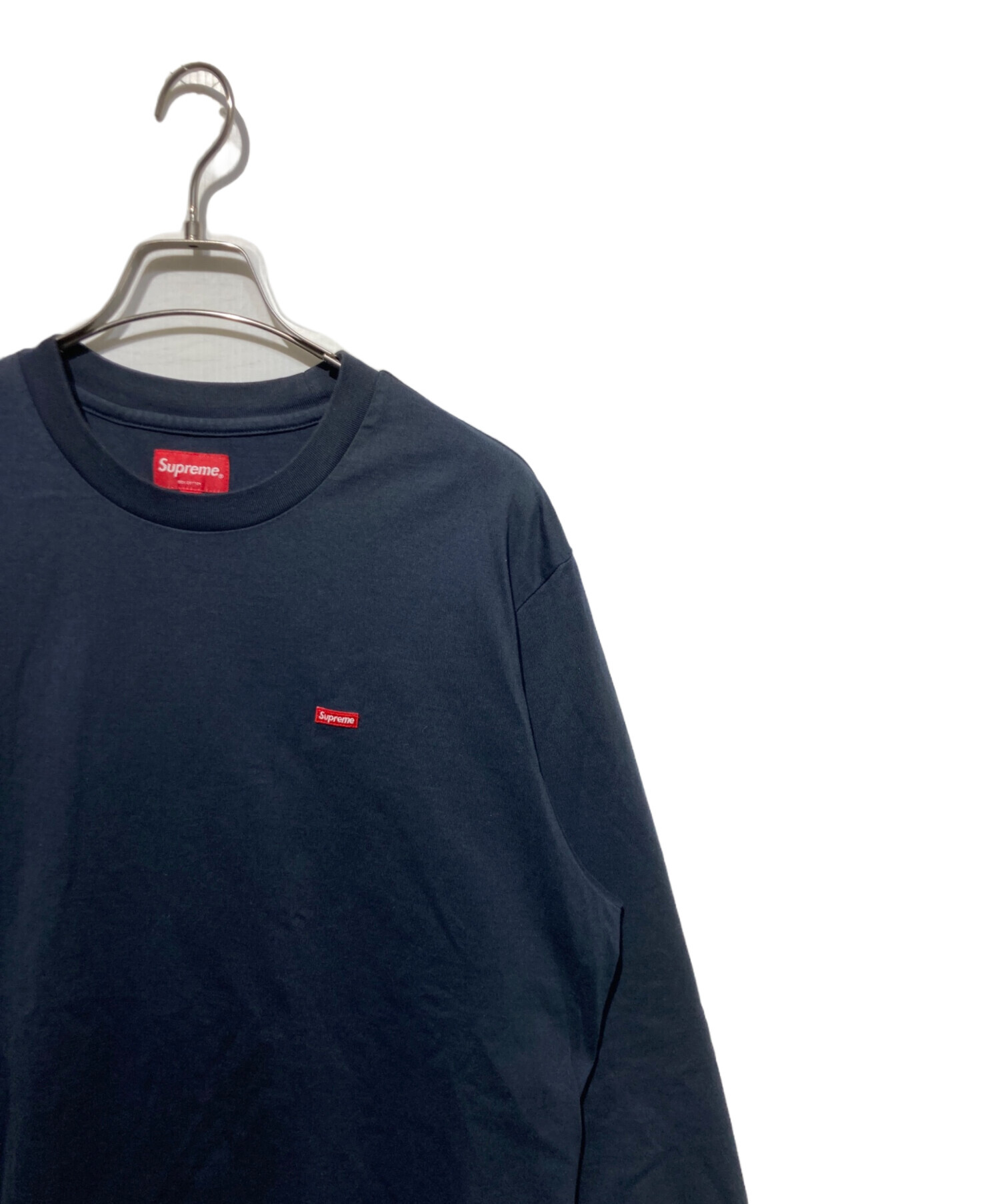 中古・古着通販】Supreme (シュプリーム) Small Box L/S Tee ネイビー 