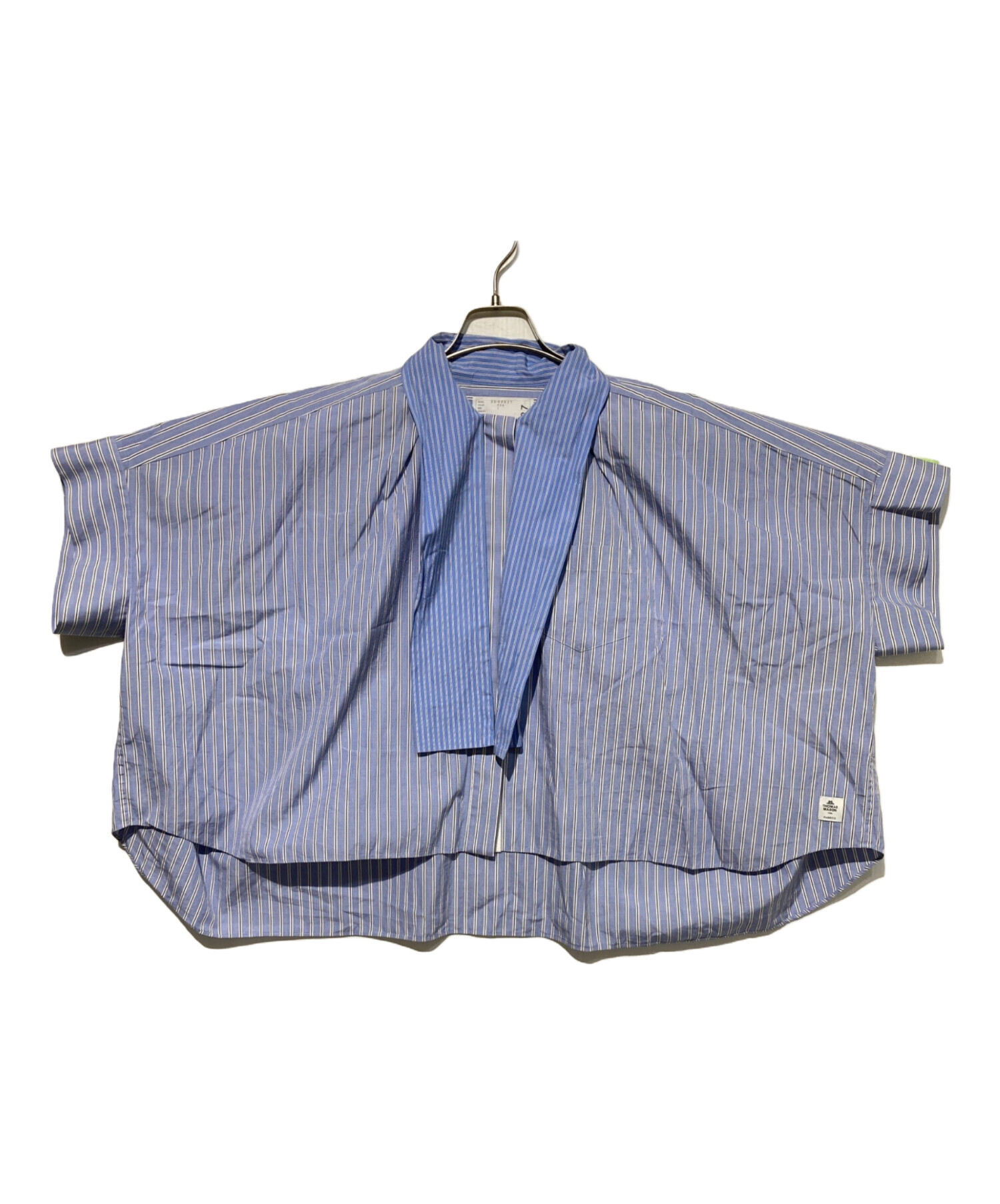 中古・古着通販】sacai (サカイ) ストライプ ポプリン コットン 半袖