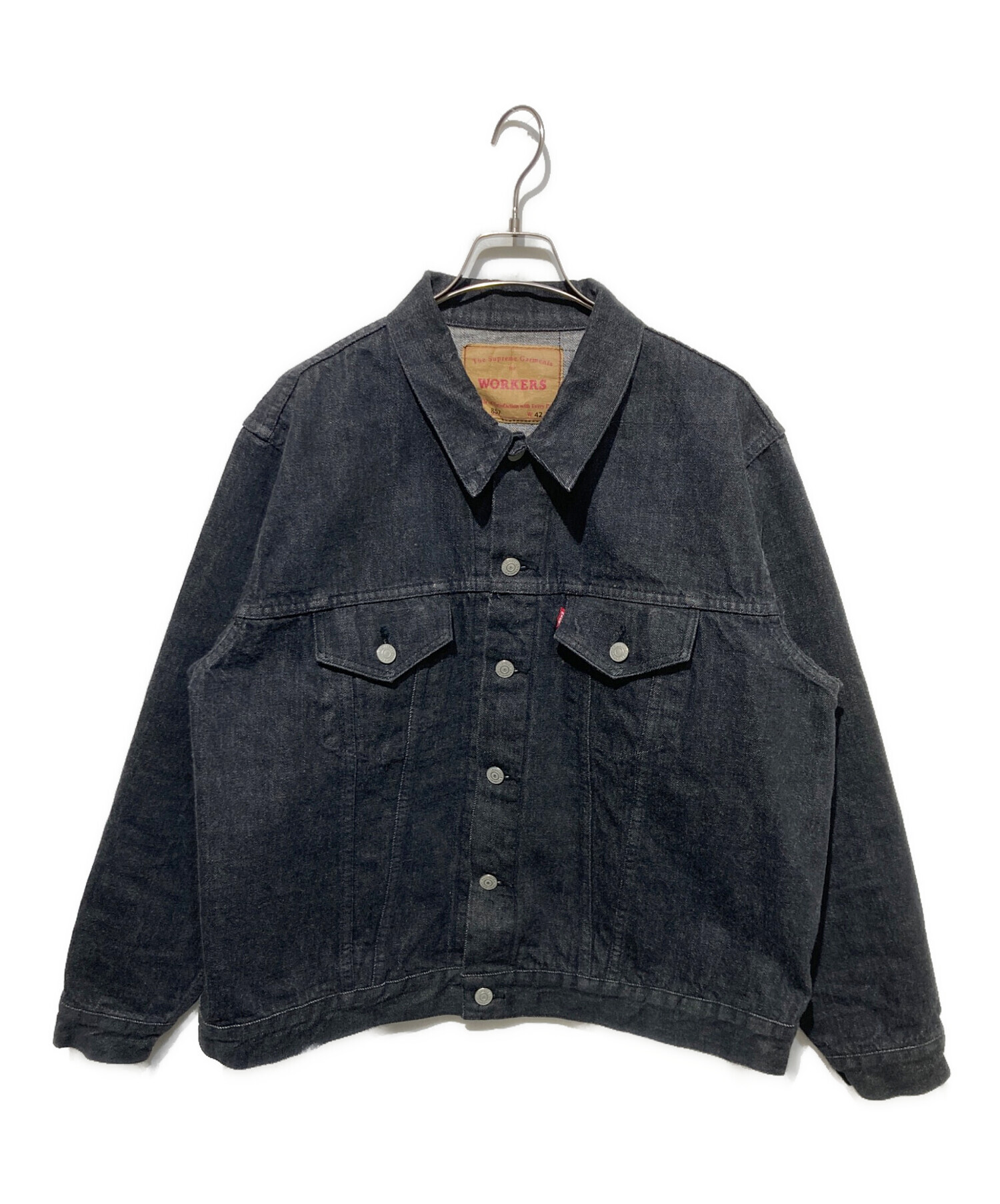 中古・古着通販】WORKERS (ワーカーズ) Lot 857 BLACK RAW DENIM