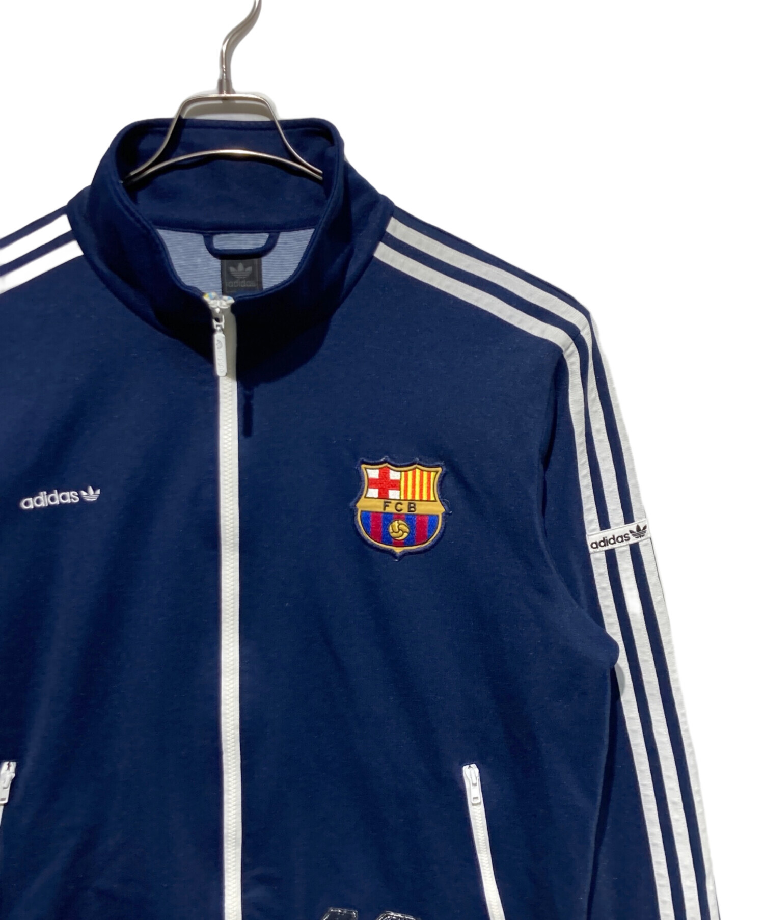 中古・古着通販】adidas (アディダス) トラックジャケット ネイビー