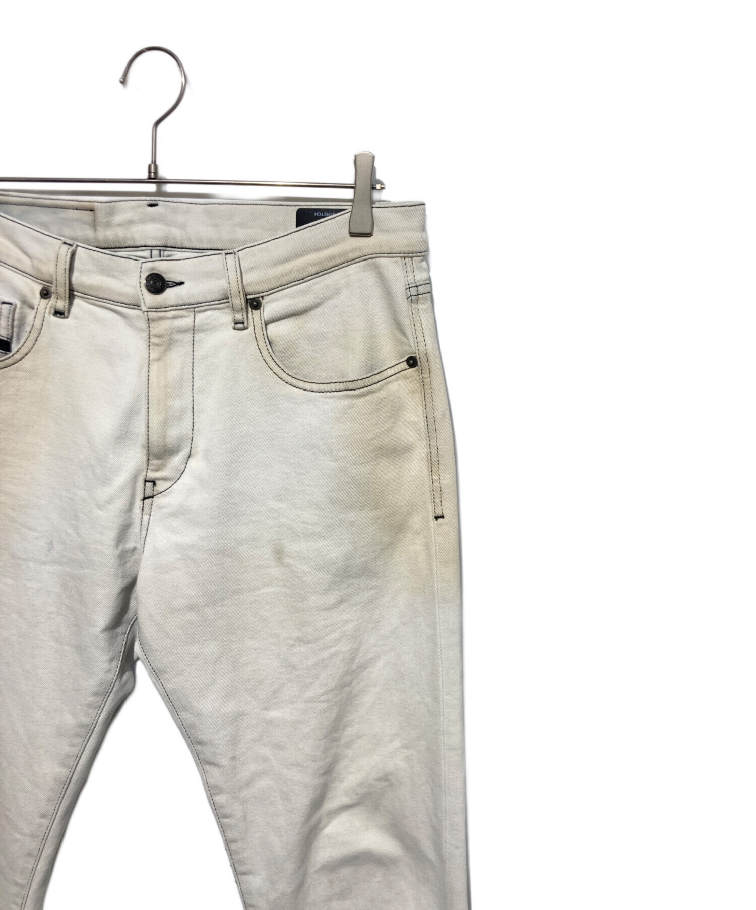 中古・古着通販】DIESEL (ディーゼル) デニムパンツ ホワイト サイズ 