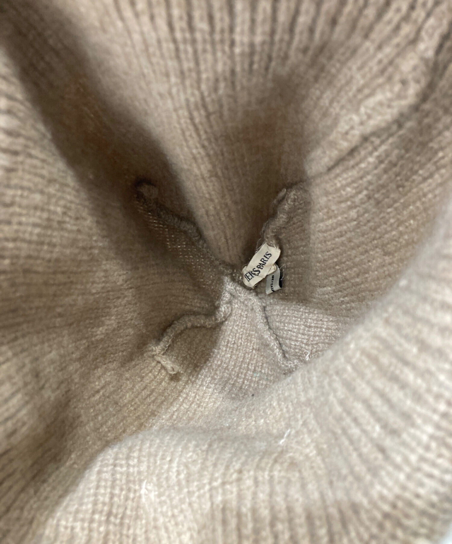 中古・古着通販】HERMES (エルメス) Hロゴカシミヤニットビーニー