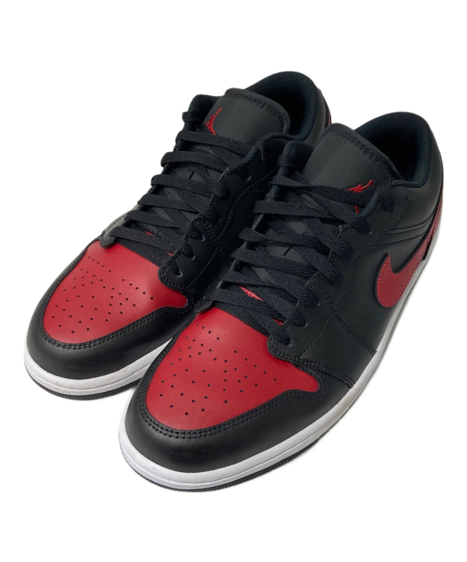 中古・古着通販】NIKE (ナイキ) AIR JORDAN 1 LOW ブラック×レッド 