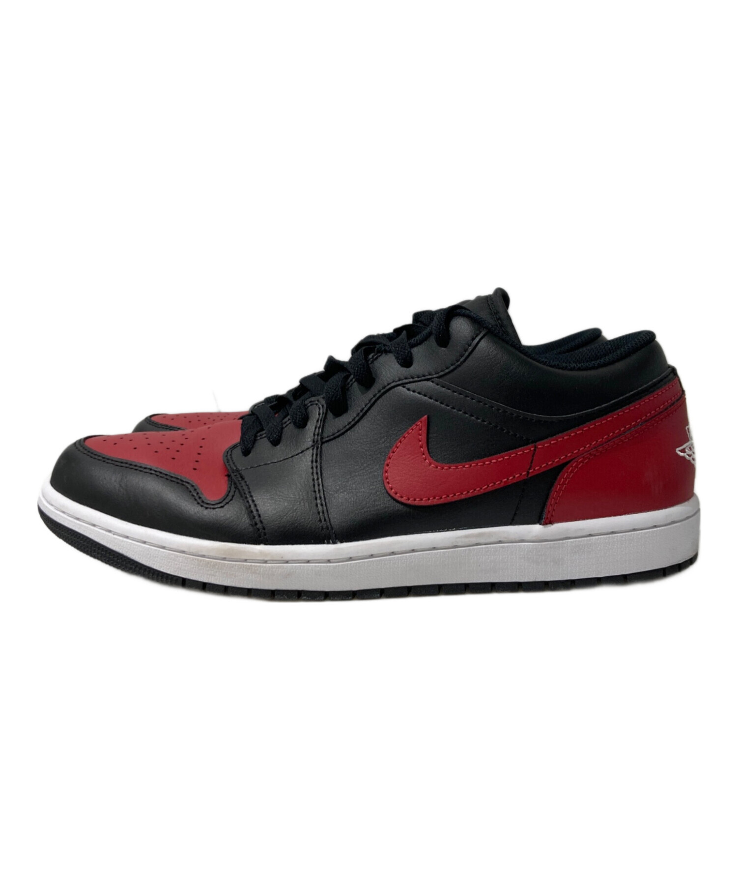 中古・古着通販】NIKE (ナイキ) AIR JORDAN 1 LOW ブラック×レッド 