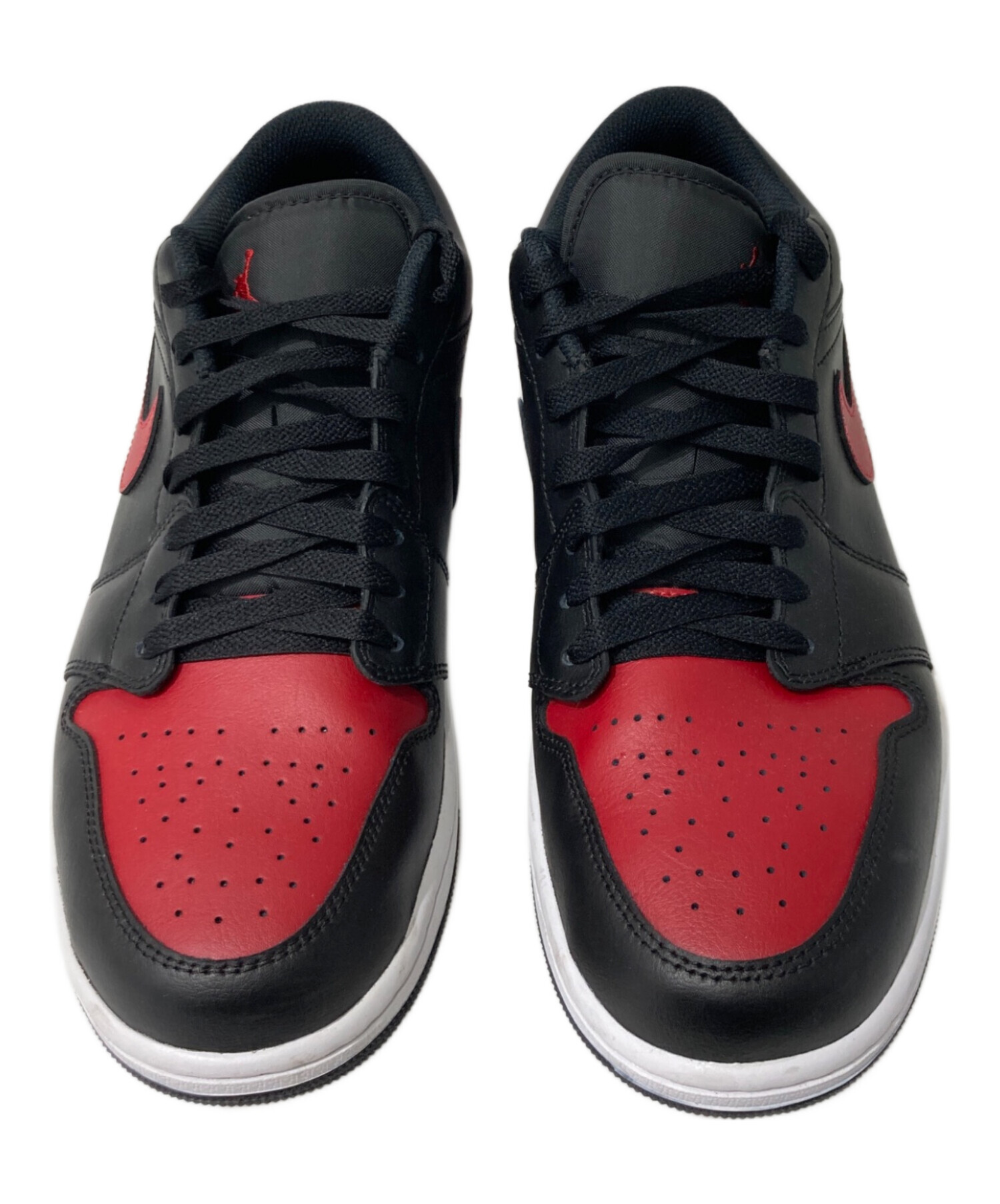 中古・古着通販】NIKE (ナイキ) AIR JORDAN 1 LOW ブラック×レッド 