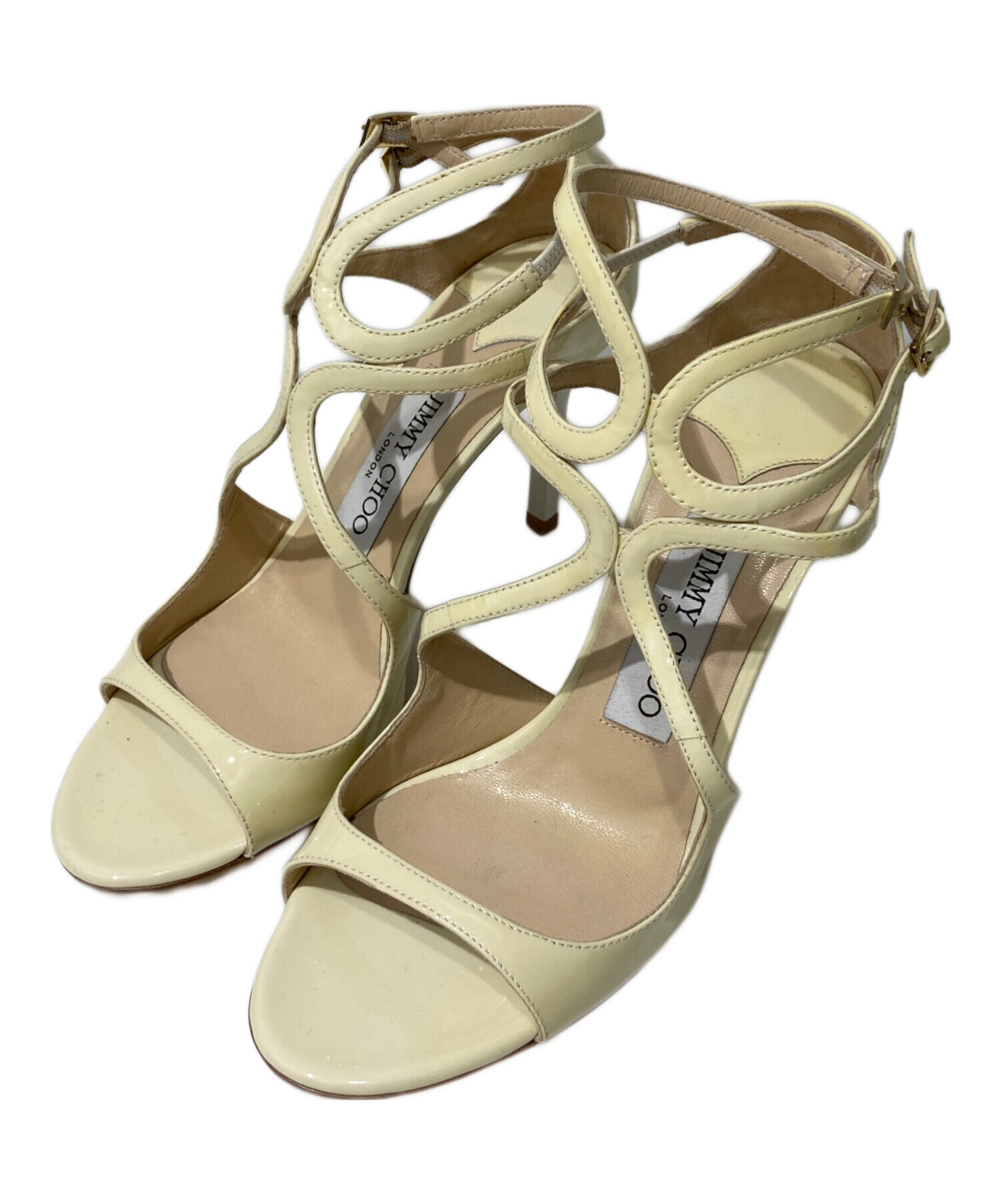 中古・古着通販】JIMMY CHOO (ジミーチュウ) ストラップサンダル オフ