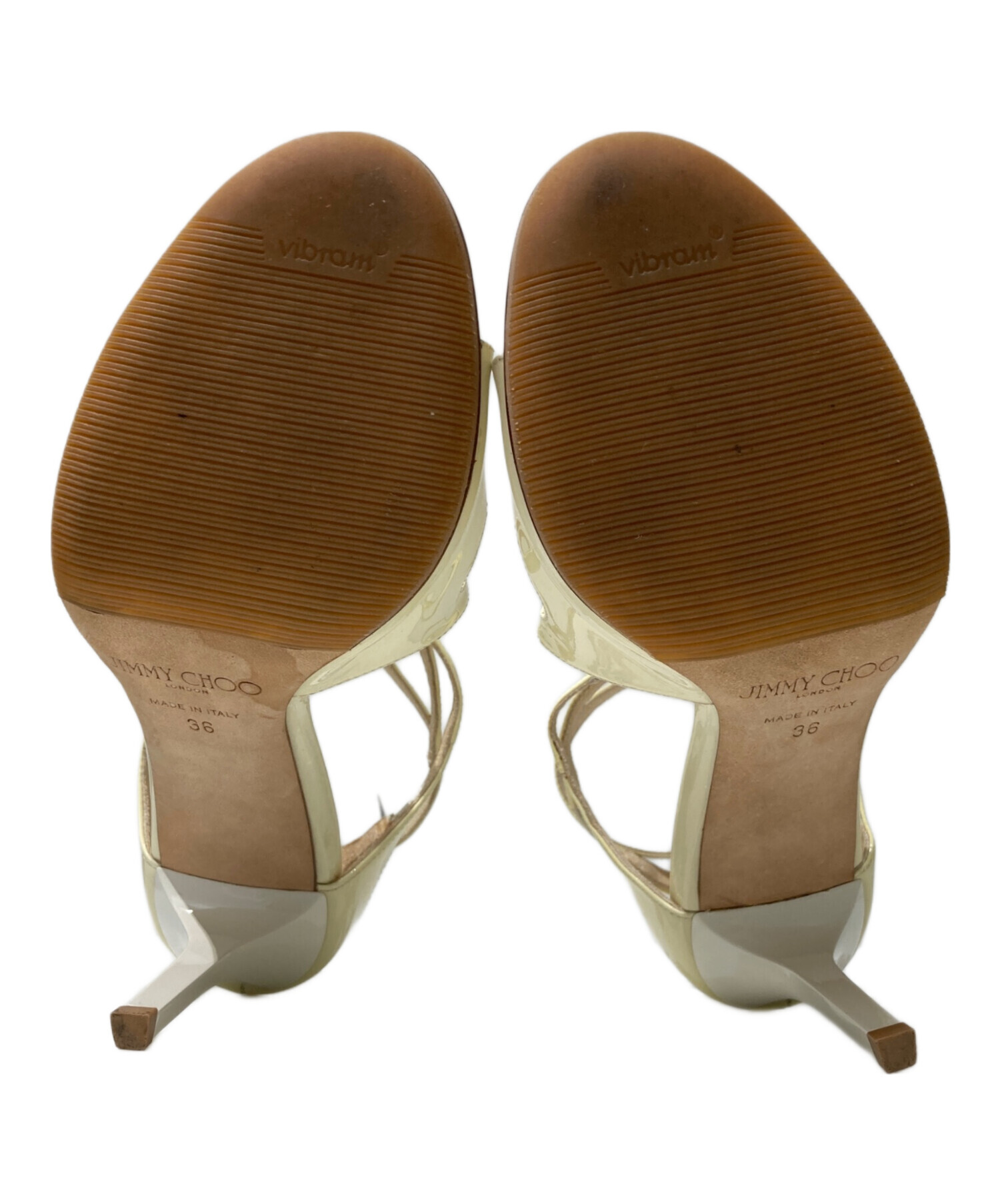 中古・古着通販】JIMMY CHOO (ジミーチュウ) ストラップサンダル オフ