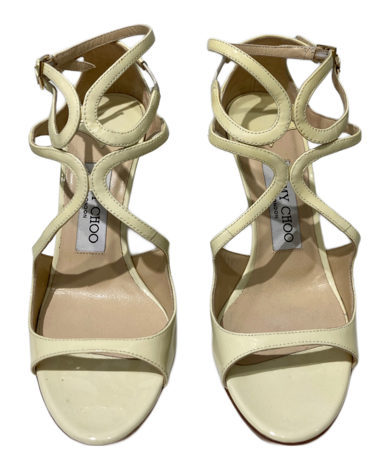 中古・古着通販】JIMMY CHOO (ジミーチュウ) ストラップサンダル オフ 
