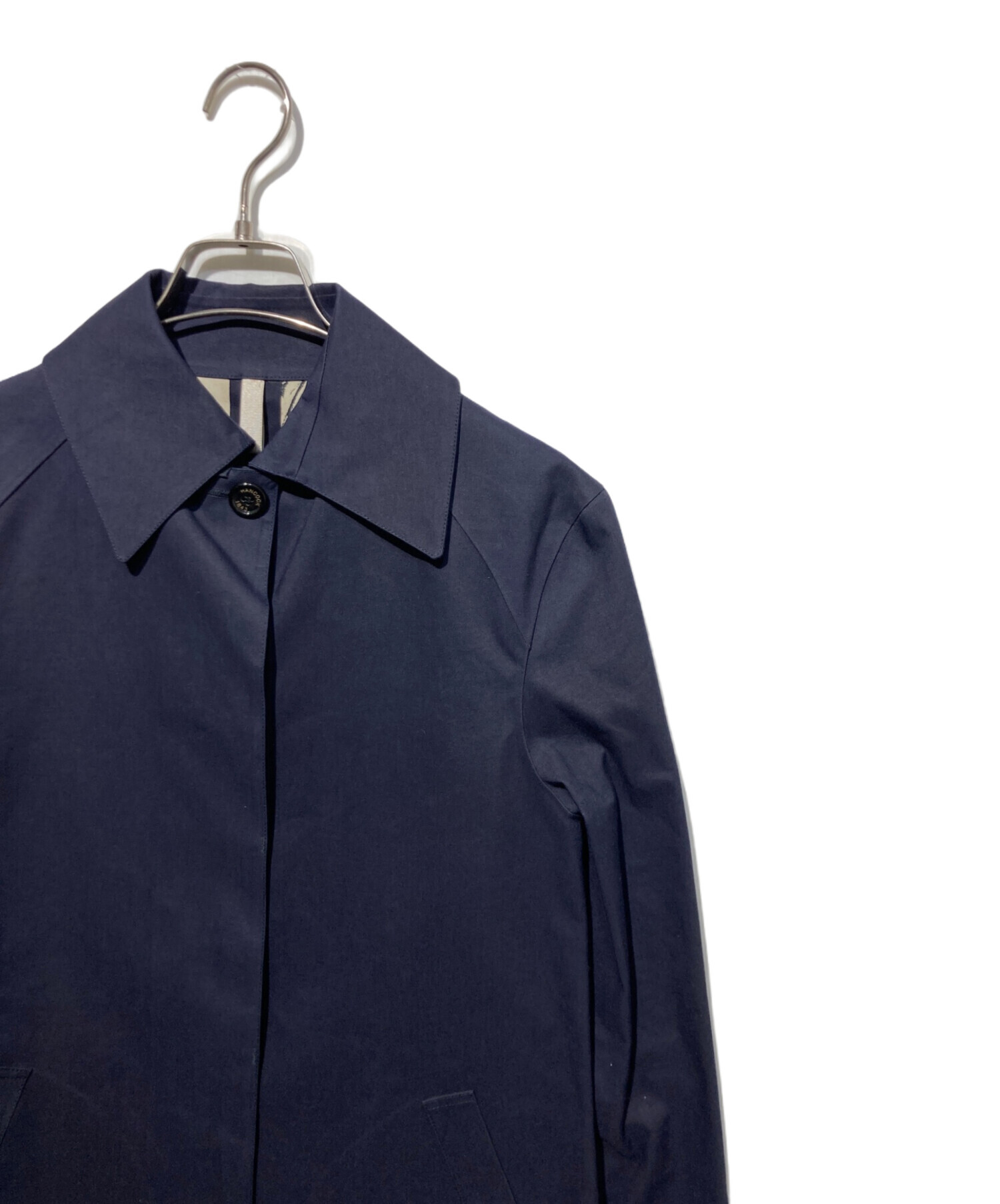 中古・古着通販】HANCOCK (ハンコック) ゴム引きステンカラーコート