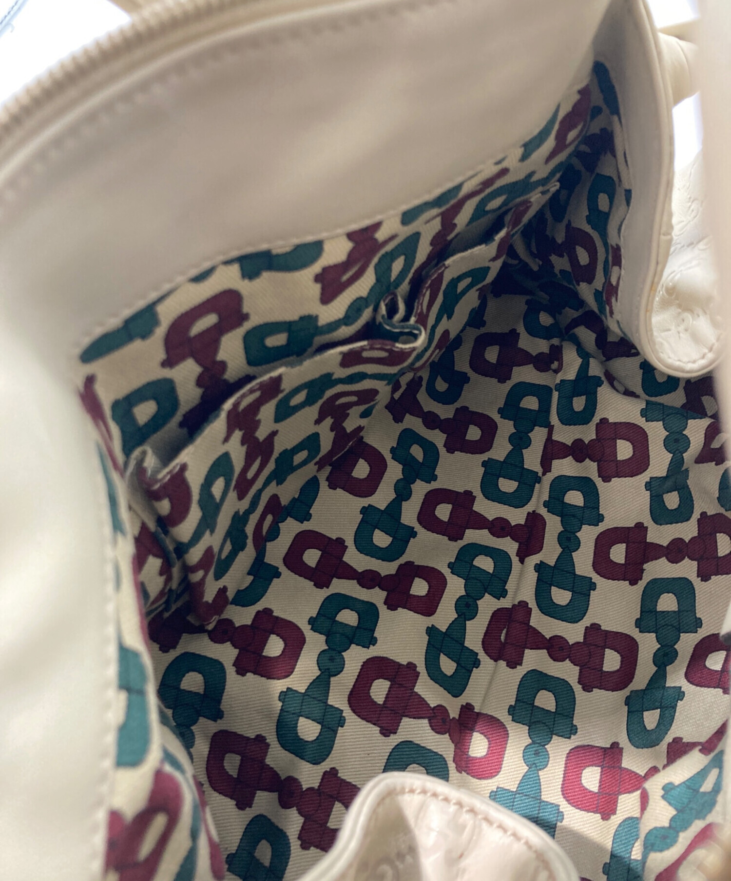 中古・古着通販】GUCCI (グッチ) グッチシマ ヒステリア ハンドバッグ 