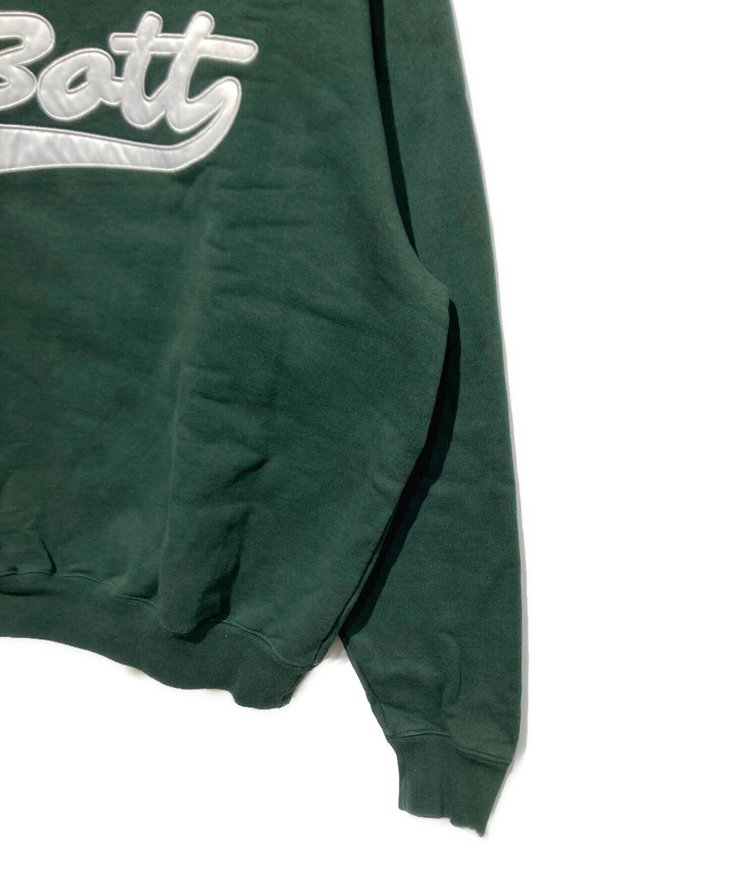 中古・古着通販】BoTT (ボット) ロゴスウェット グリーン サイズ:XL