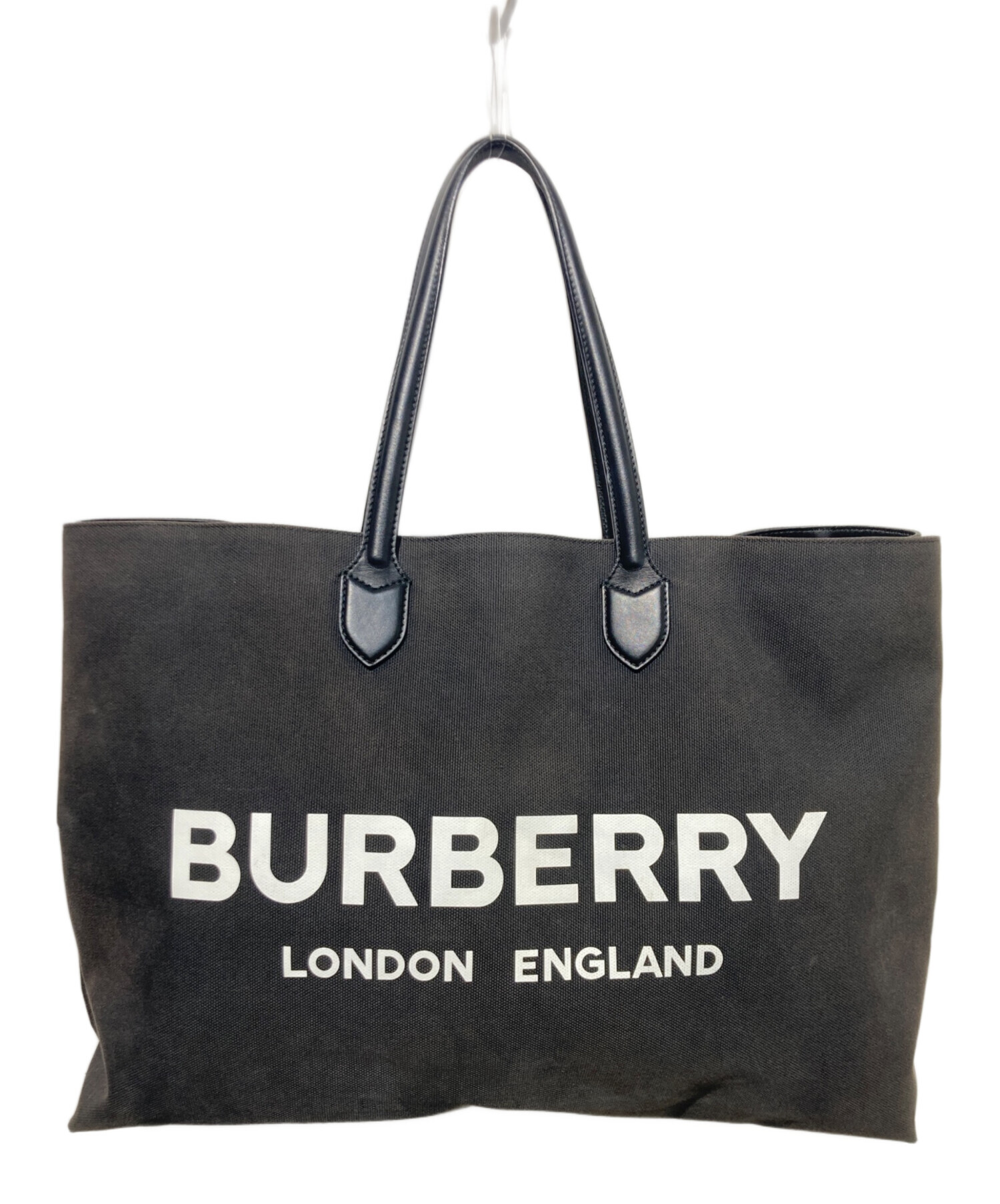 中古・古着通販】BURBERRY (バーバリー) ロゴプリントキャンバストート