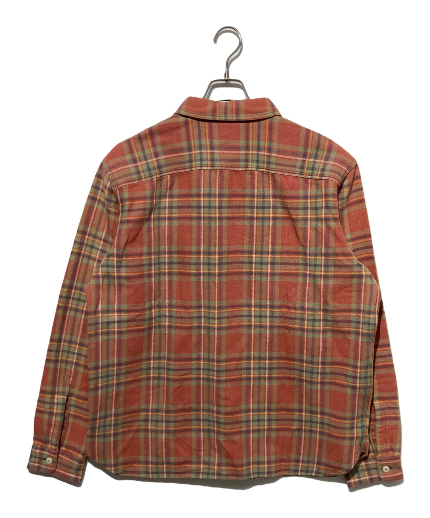 中古・古着通販】RRL (ダブルアールエル) チェックツイルワークシャツ 