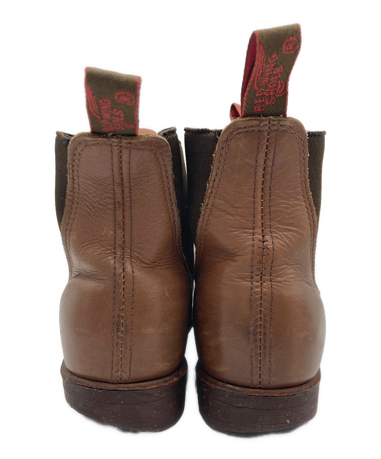RED WING SHOES ブラウンブーツ 7E 中古・古着通販】RED WING (レッドウィング) チェルシーブーツ