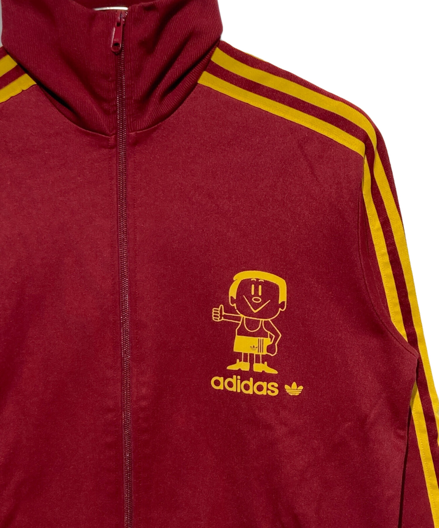 中古・古着通販】adidas (アディダス) トラックジャケット レッド
