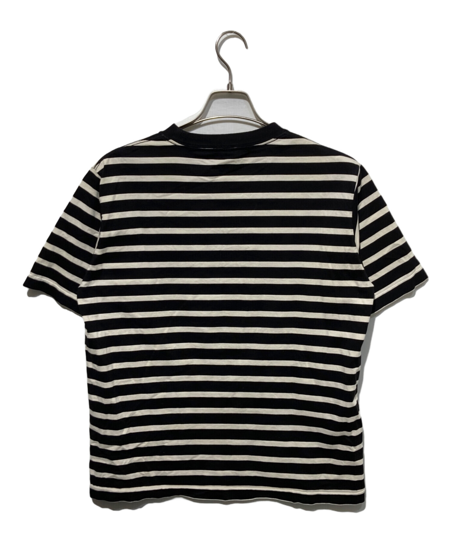 中古・古着通販】COMOLI (コモリ) コットンボーダー半袖クルー Tシャツ