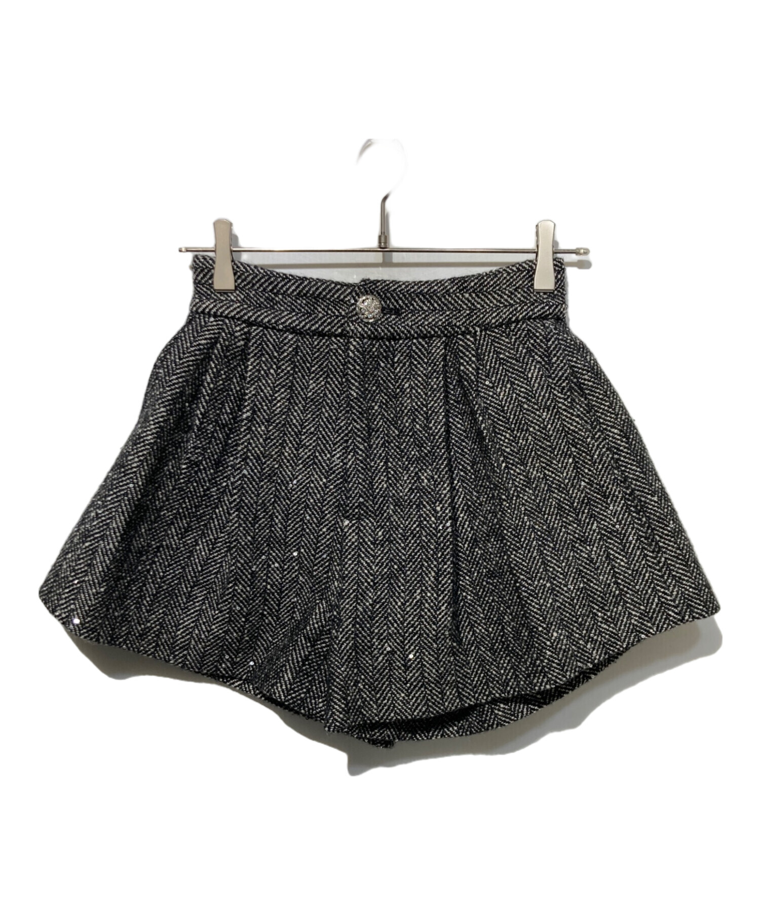 中古・古着通販sheller (シェリエ) ヘリンボーンショートパンツ