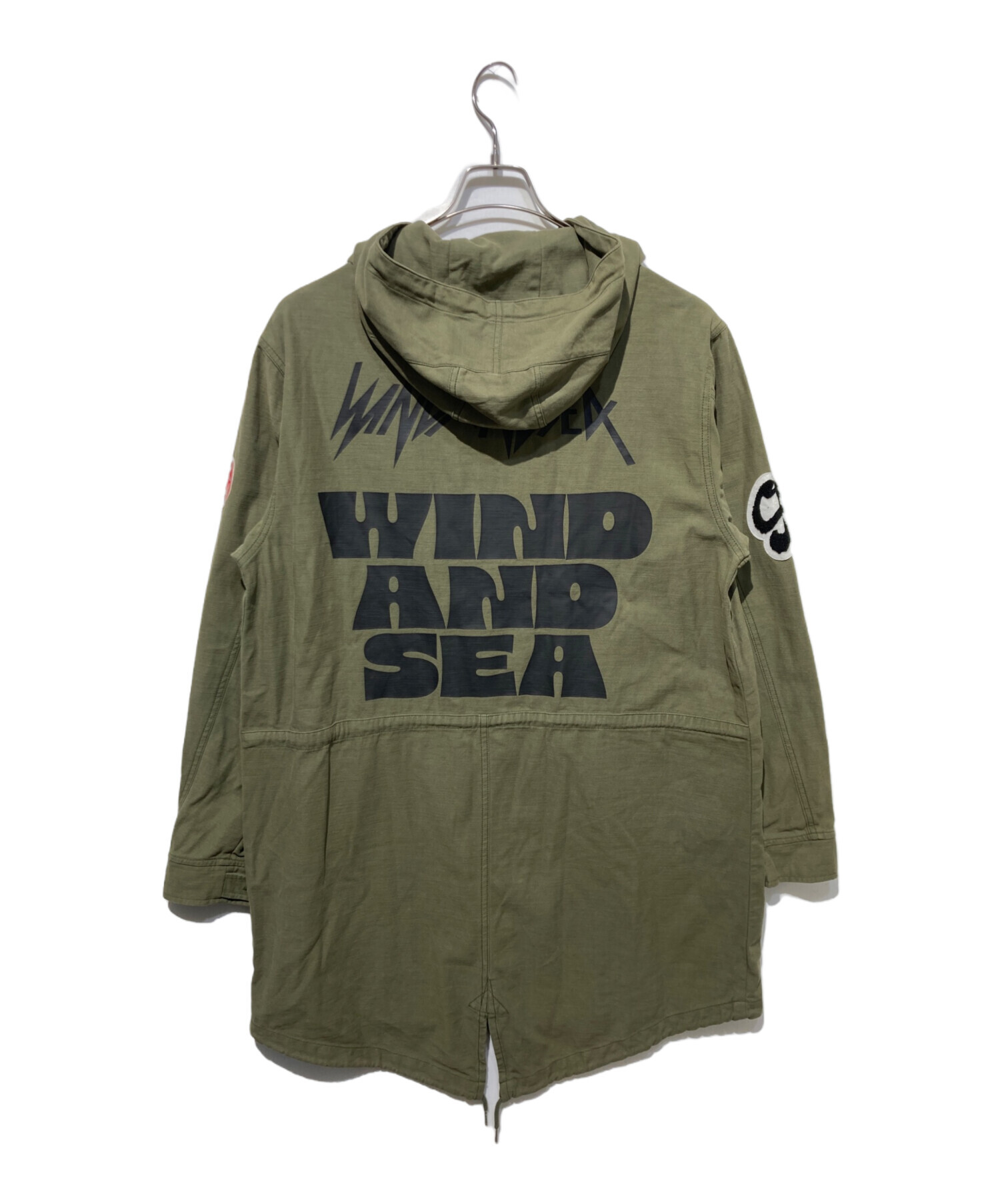 中古・古着通販】WIND AND SEA (ウィンダンシー) ロゴ ミリタリー