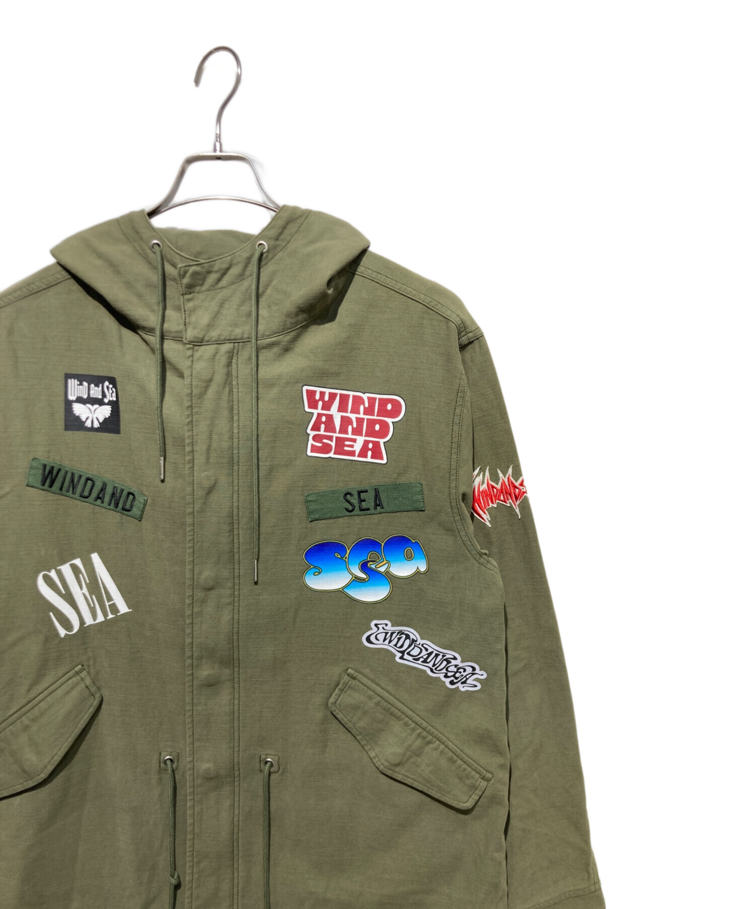 中古・古着通販】WIND AND SEA (ウィンダンシー) ロゴ ミリタリー