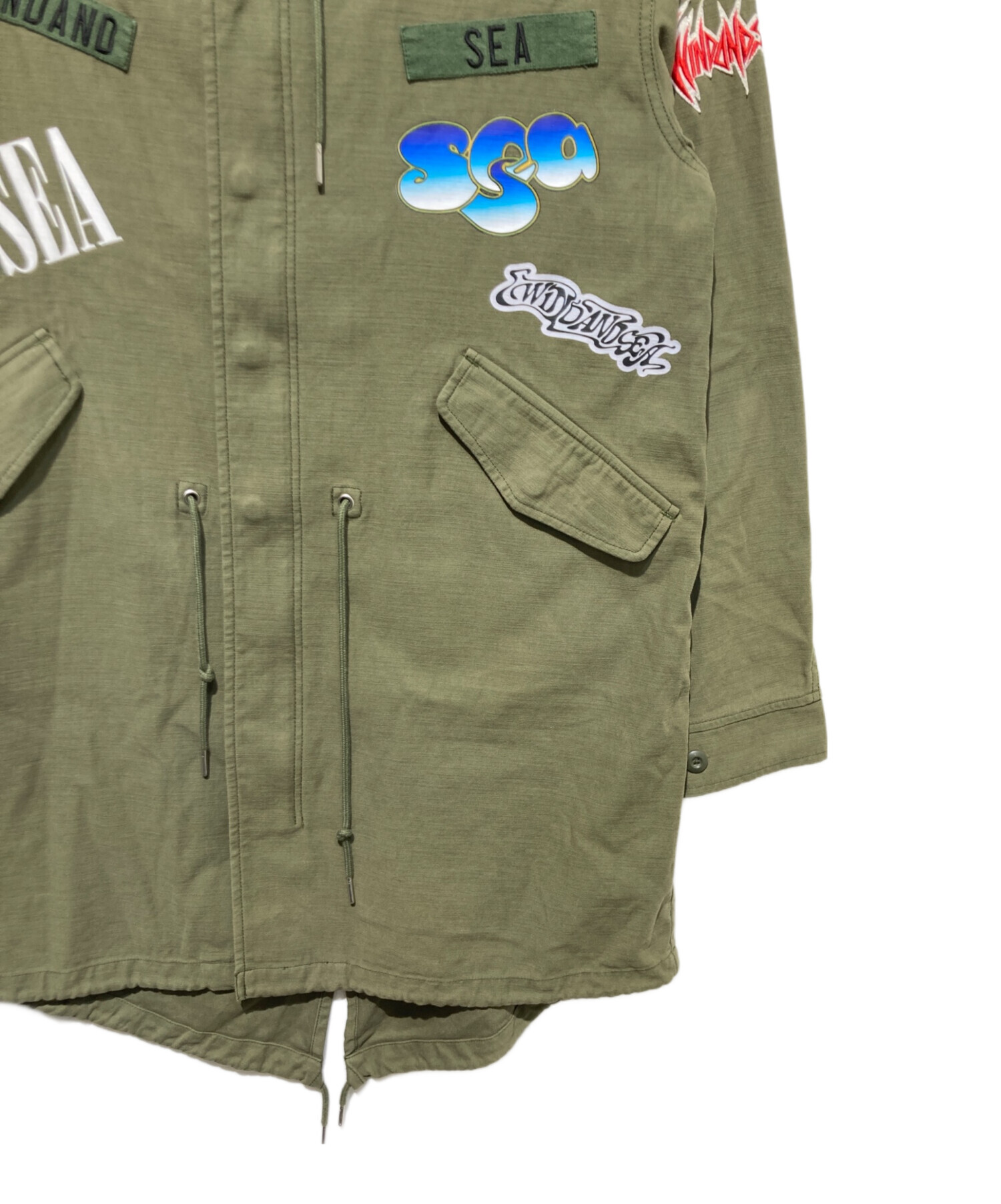中古・古着通販】WIND AND SEA (ウィンダンシー) ロゴ ミリタリー