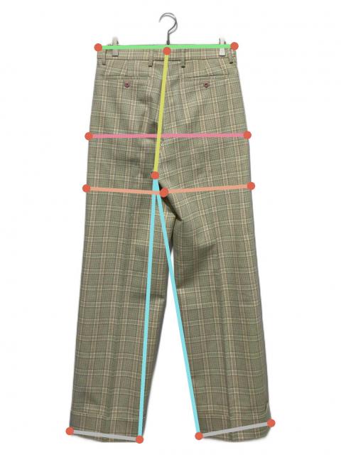 中古・古着通販】GUCCI (グッチ) タータンチェック ウールスラックス