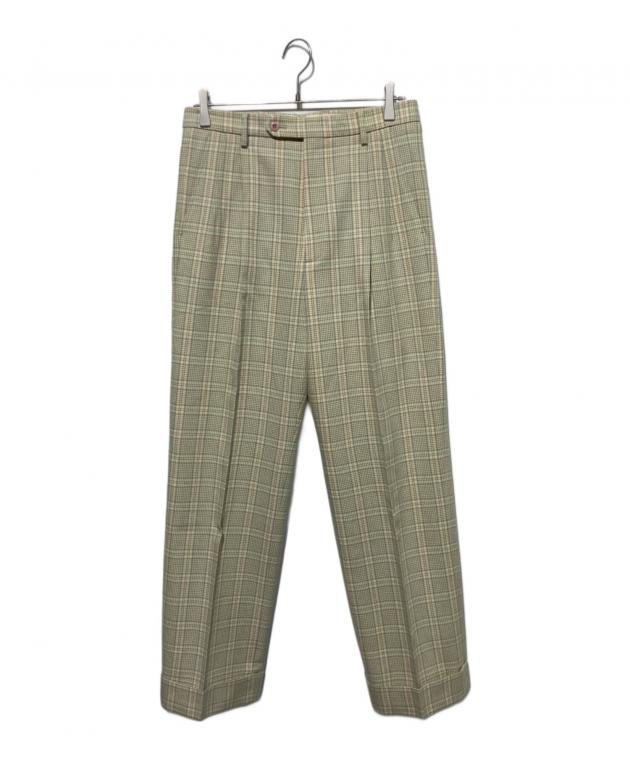 中古・古着通販】GUCCI (グッチ) タータンチェック ウールスラックス