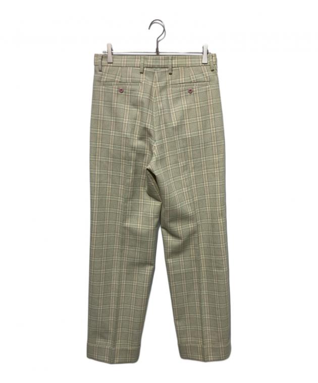 GUCCI グッチ　タータンチェック　パンツ　チェック柄　極美品 中古・古着通販】GUCCI (グッチ) タータンチェック ウールスラックス