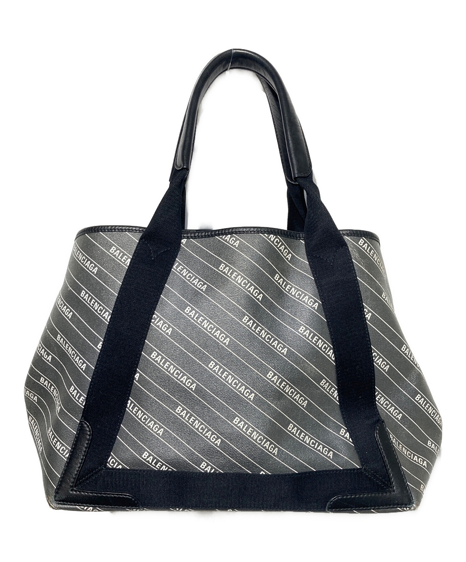 中古・古着通販】BALENCIAGA (バレンシアガ) ネイビーカバス M トート 