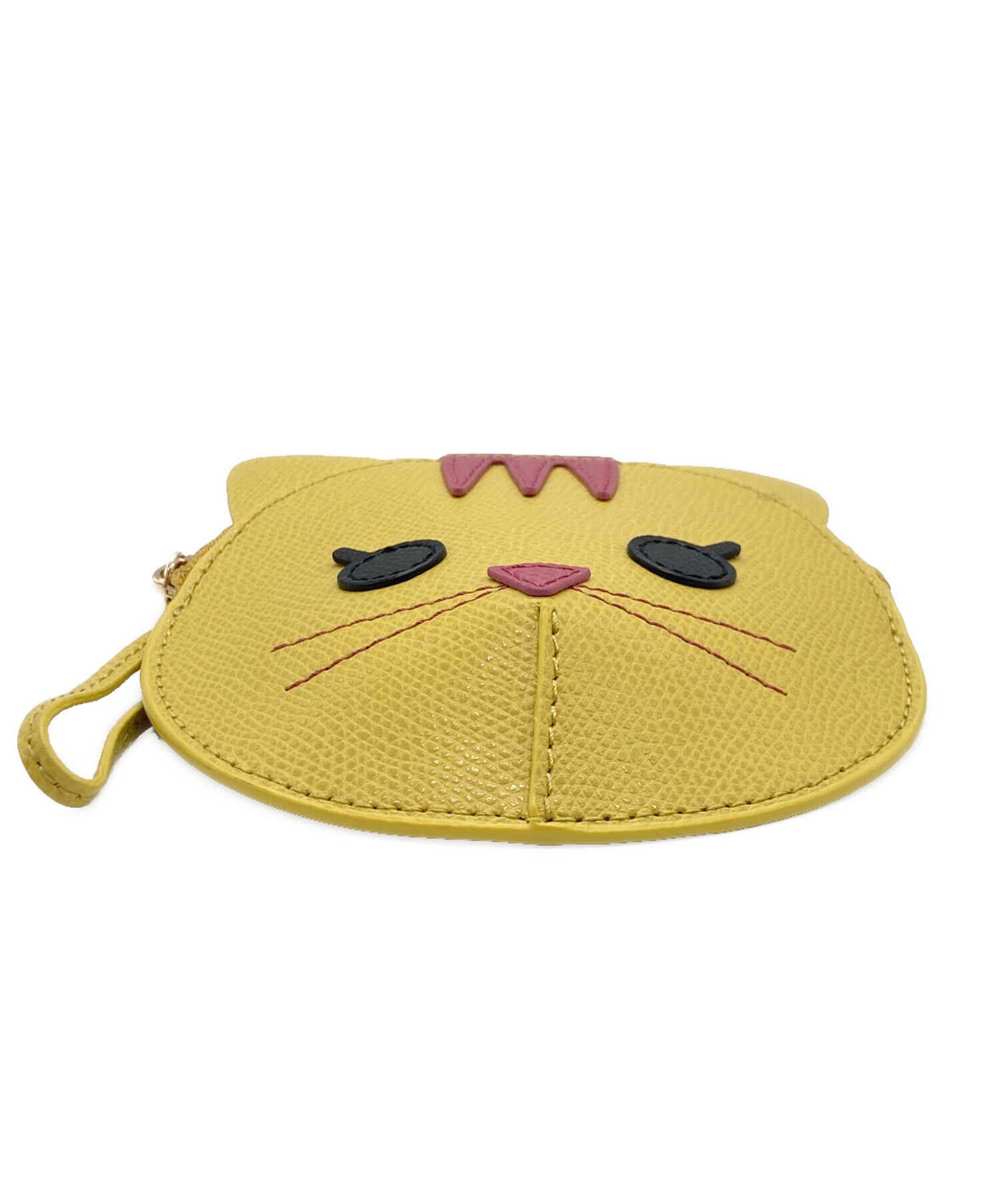 中古・古着通販】FURLA (フルラ) アレグラコインケース イエロー 