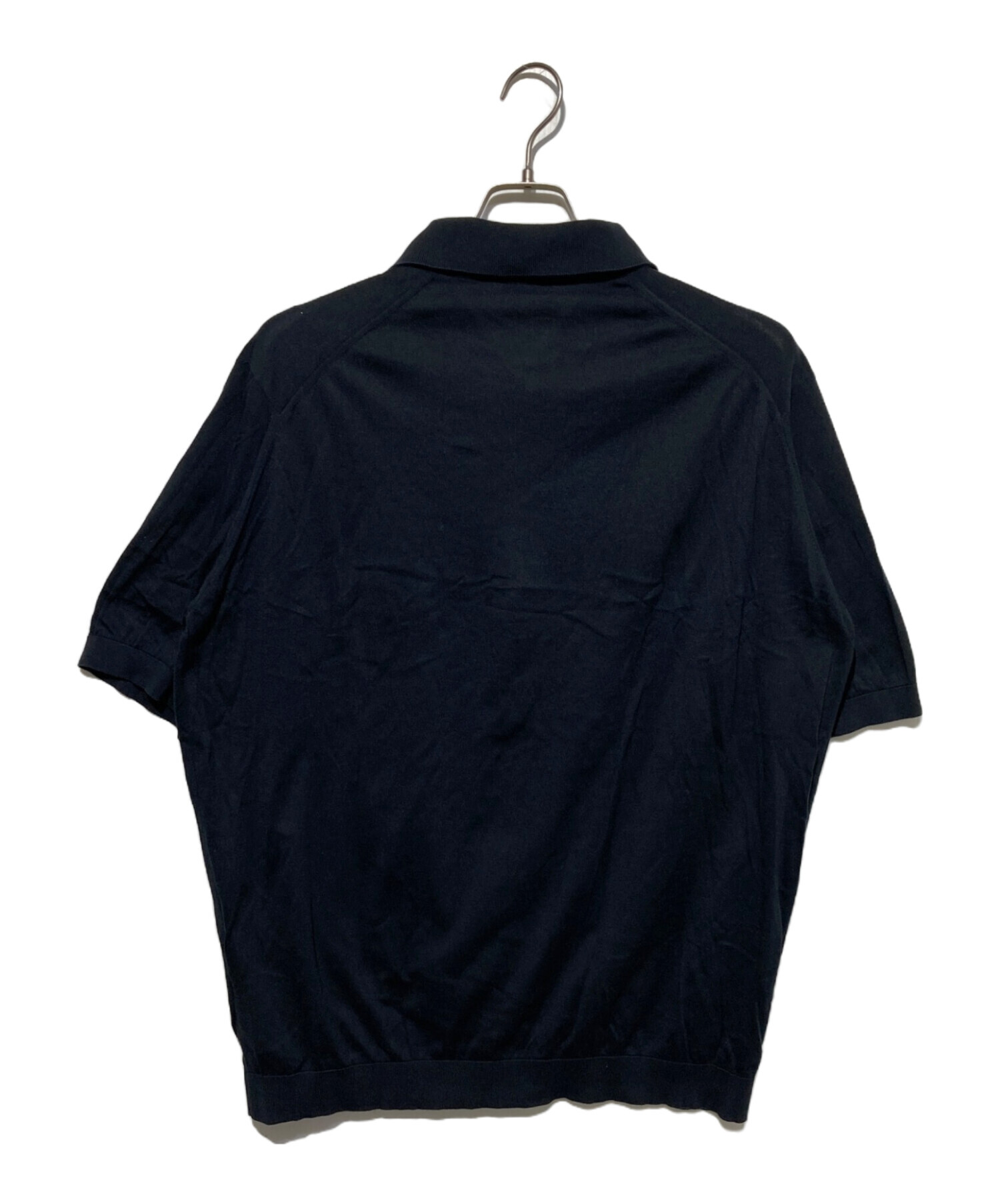 JOHN SMEDLEY ニットポロシャツ ブラックL JOHN SMEDLEY（ジョンスメドレー） ニットポロシャツ メンズ シー