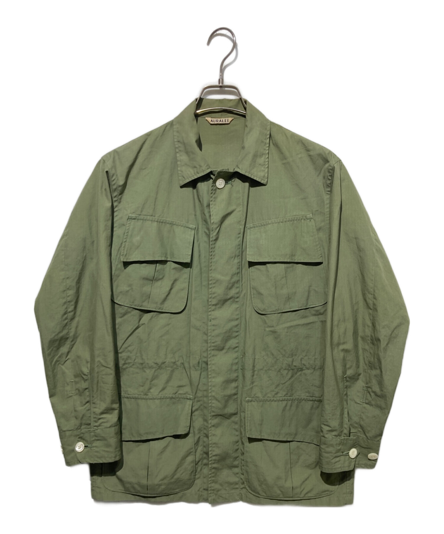 ジャケット・アウター AURALEE WASHED FINX RIPS JACKET/size0/ 中古・古着通販】AURALEE (オーラリー) WASHED FINX RIPS JACKETWASHED