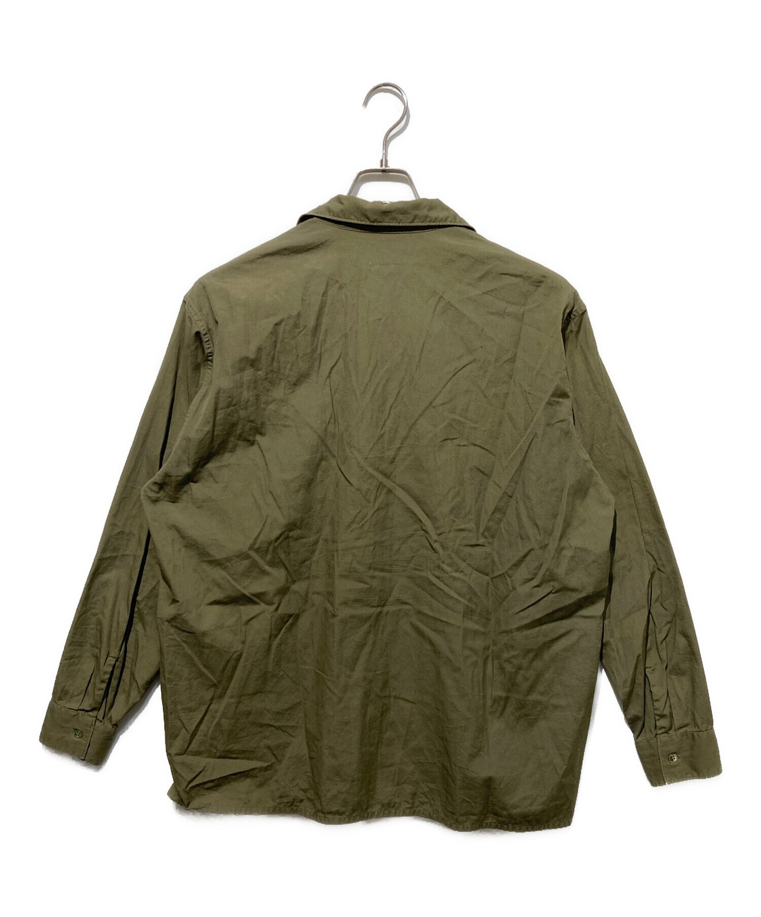 中古・古着通販】COMOLI (コモリ) OD オープンカラーシャツ オリーブ