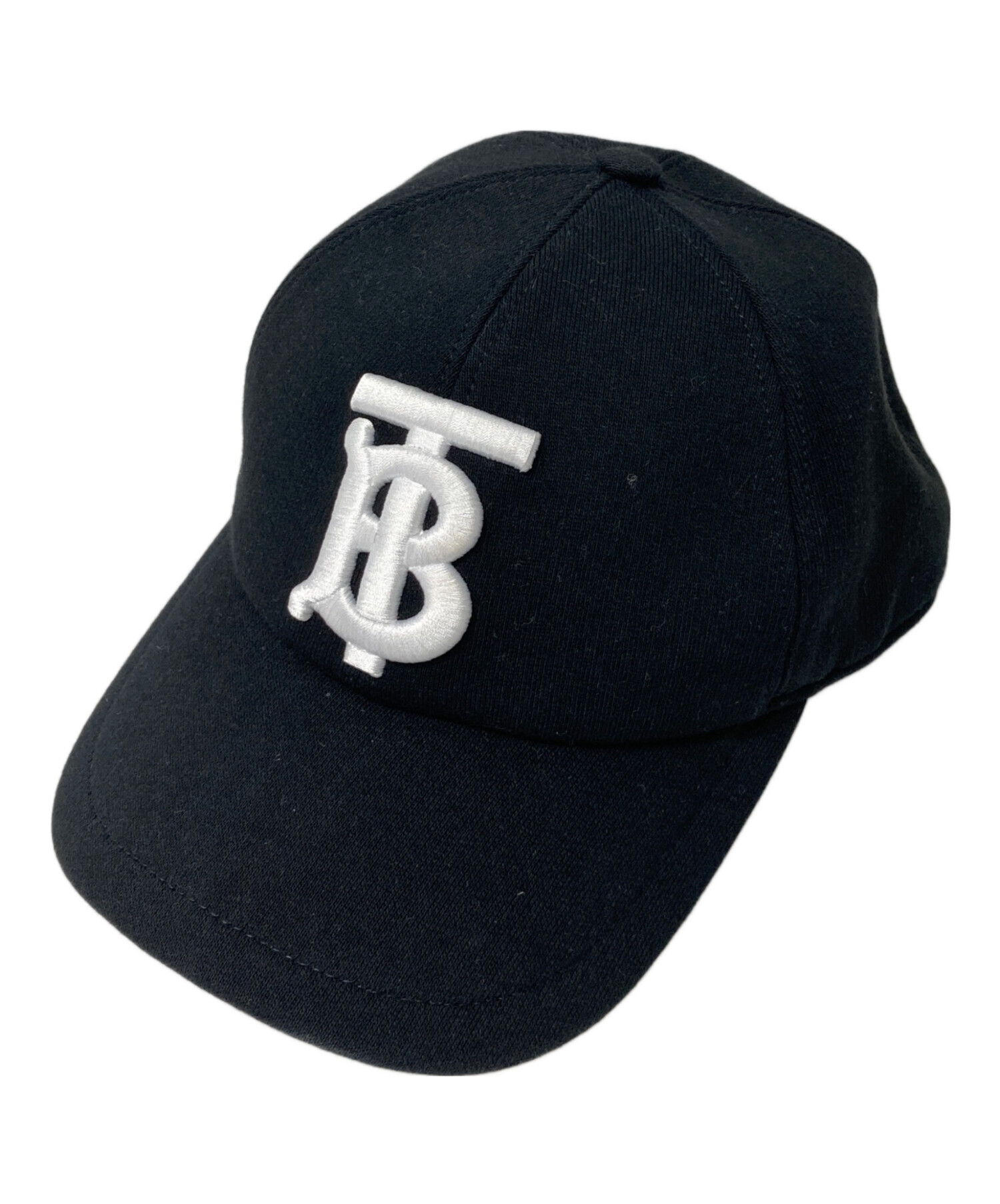 BURBERRY バーバリー TBロゴ キャップ XL ブラック 中古 中古・古着通販】BURBERRY (バーバリー) JERSEY TB BASEBALL CAP