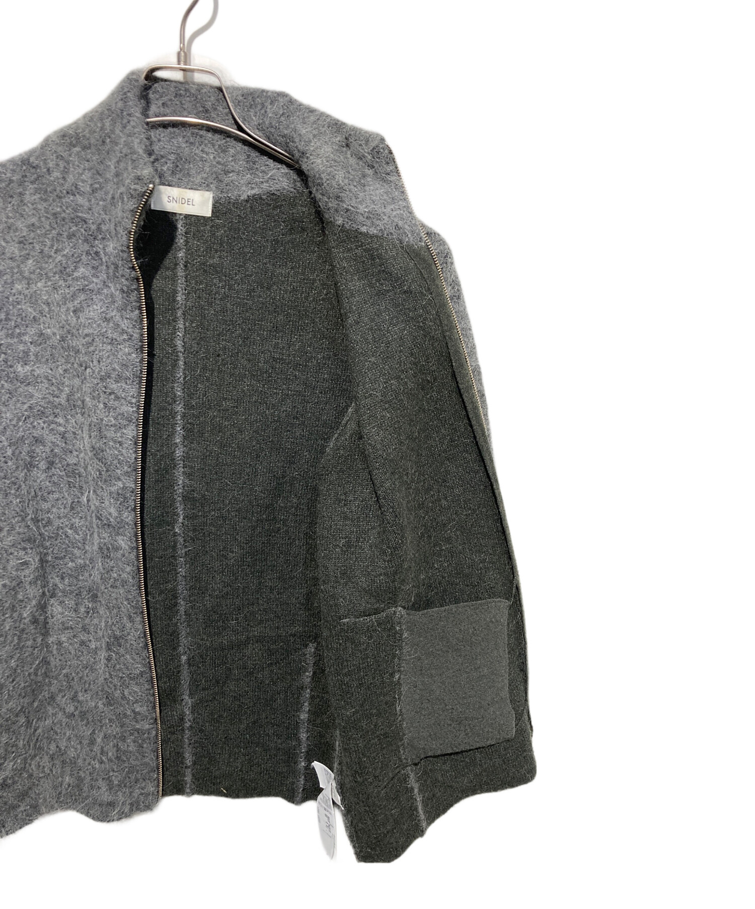 中古・古着通販】Snidel (スナイデル) アルパカシャギージップコート